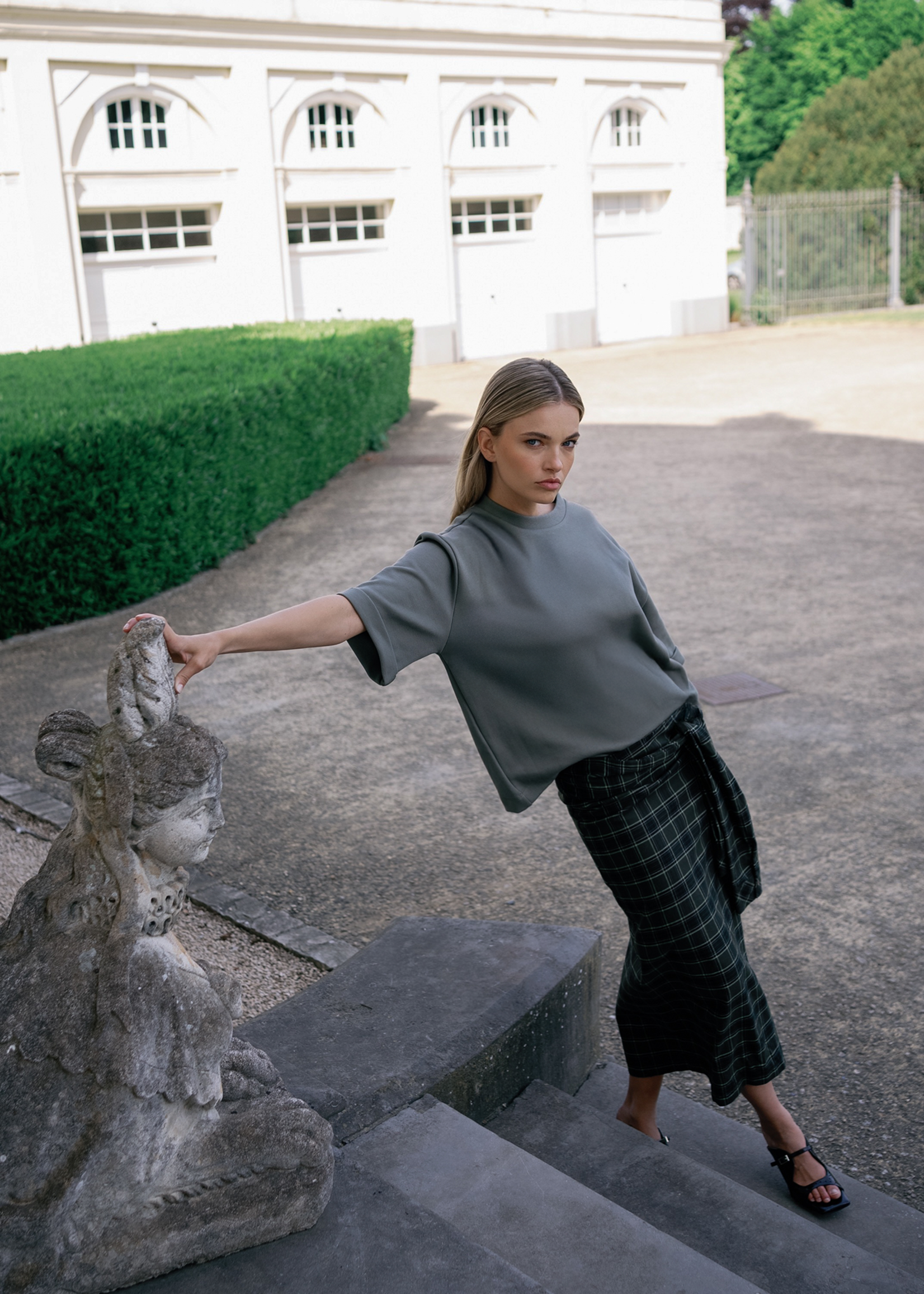 T-Shirt Garance Jersey Faded Green