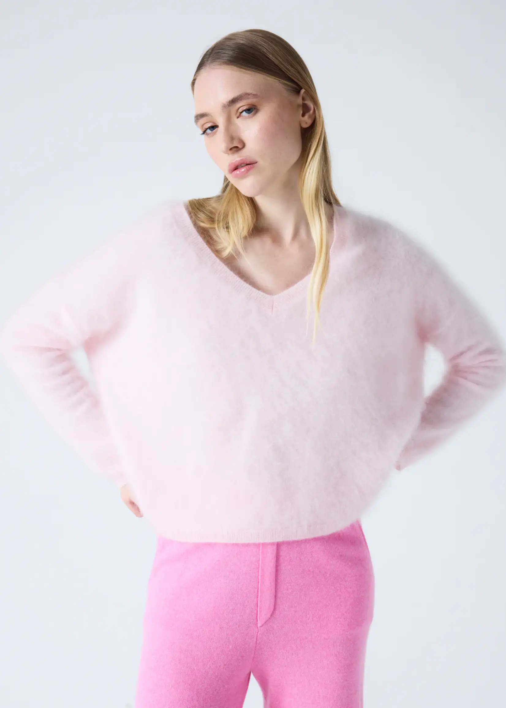 Soeli Ice Cream Brushed Cashmere