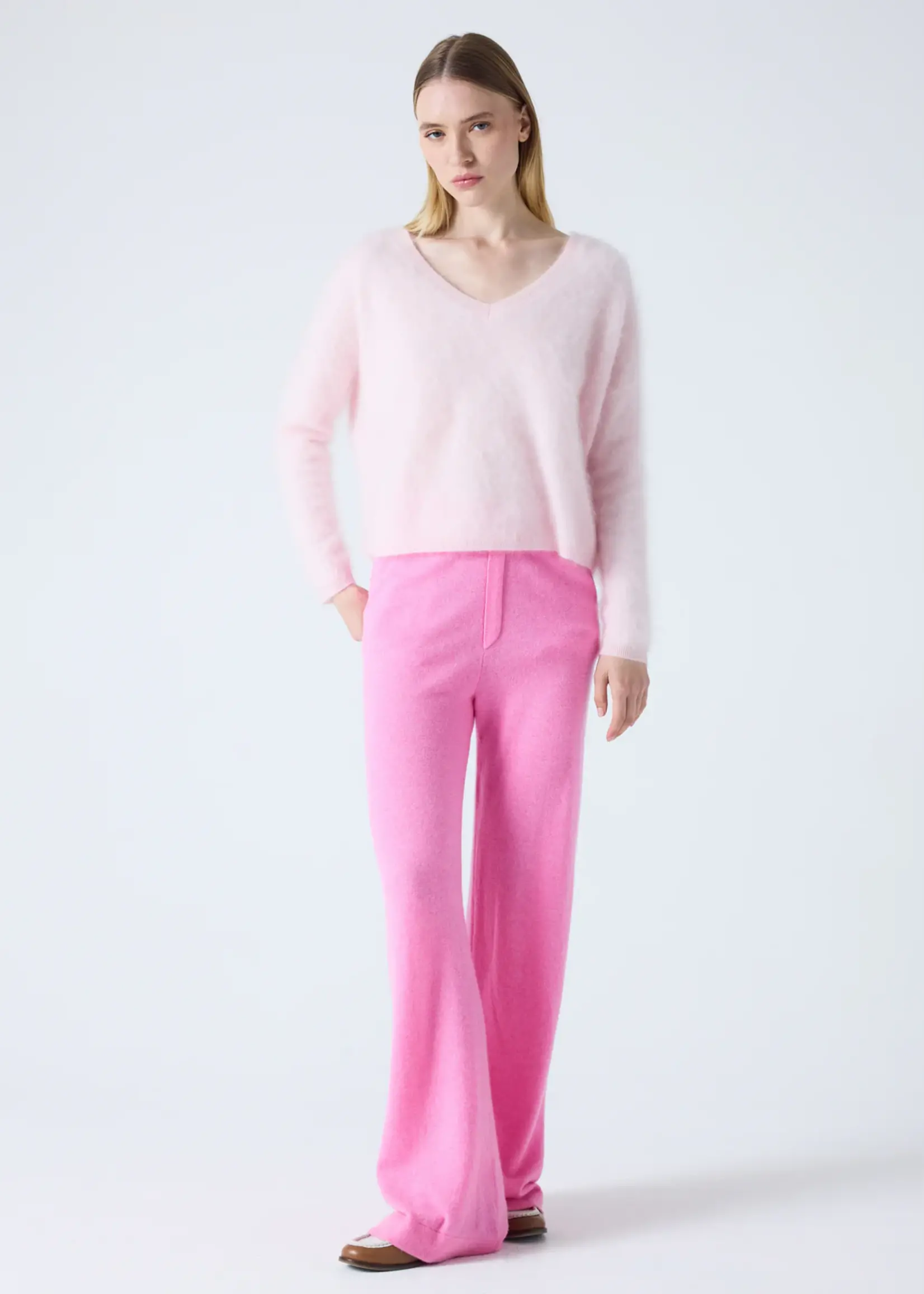Soeli Ice Cream Brushed Cashmere