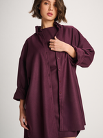 Blouse Dress Rule N°64 Flannel Merlot