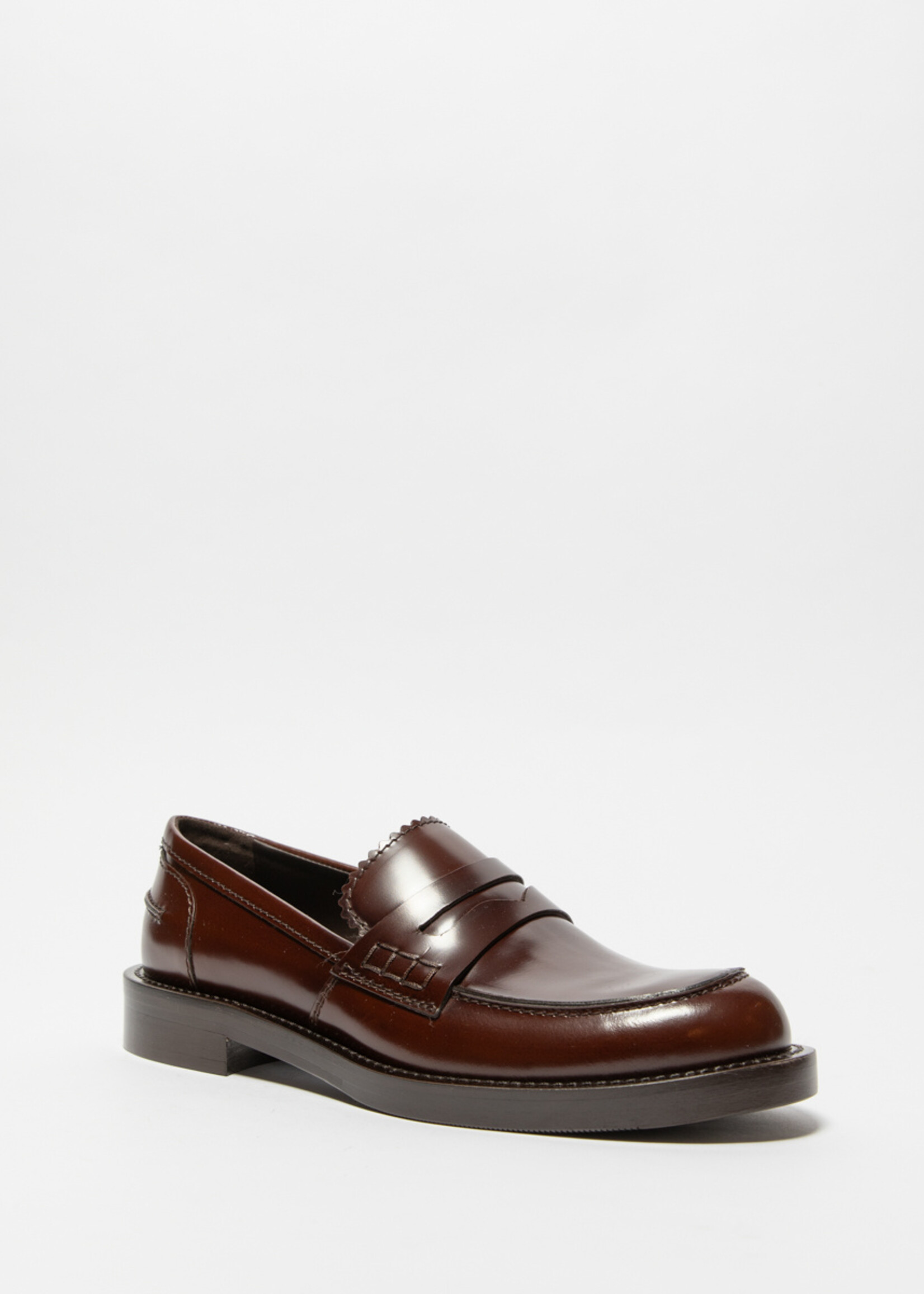 Kastanjebruine mocassin