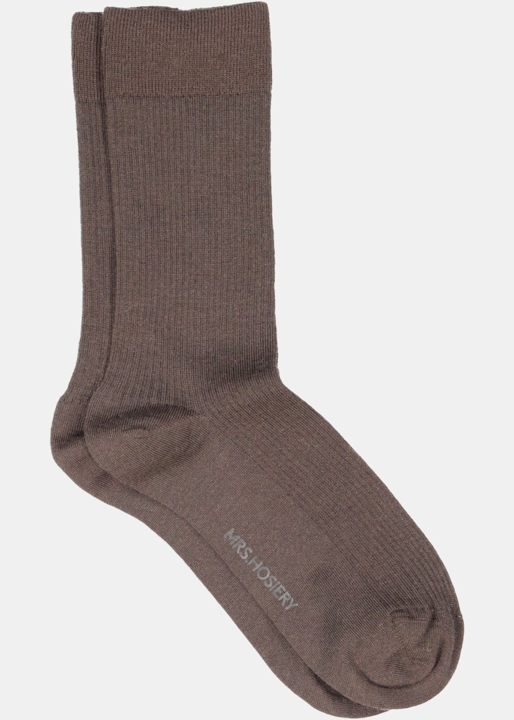 Mrs. Hosiery Mrs. Merino Fine Dark Brown