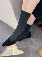 Mrs. Hosiery Mrs. Silky Fine Tartan Green
