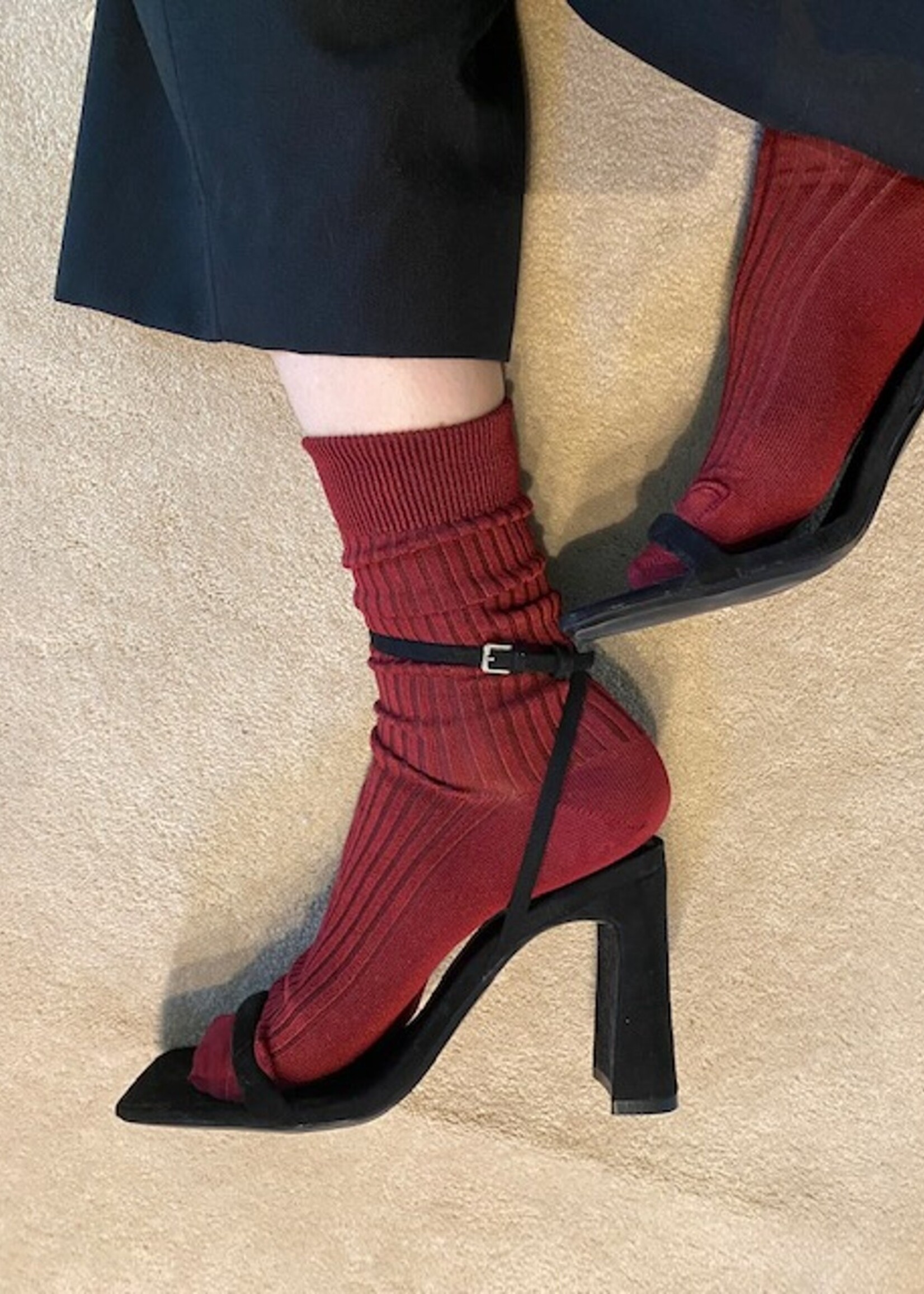 Mrs. Hosiery Mrs. Silky Fine Burgundy