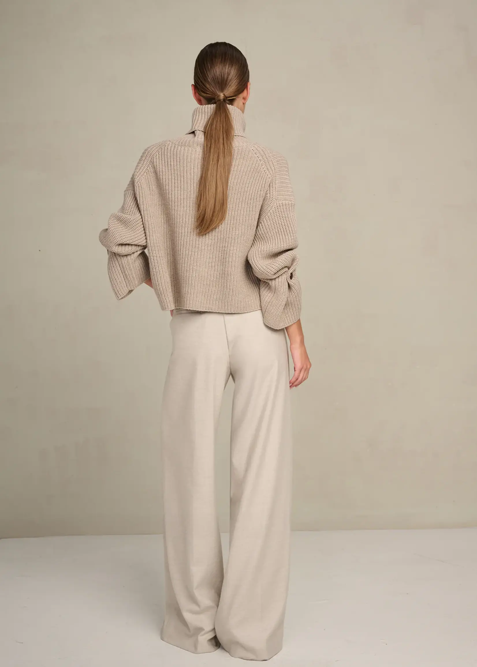 Edith Trousers Suiting Blend Clay