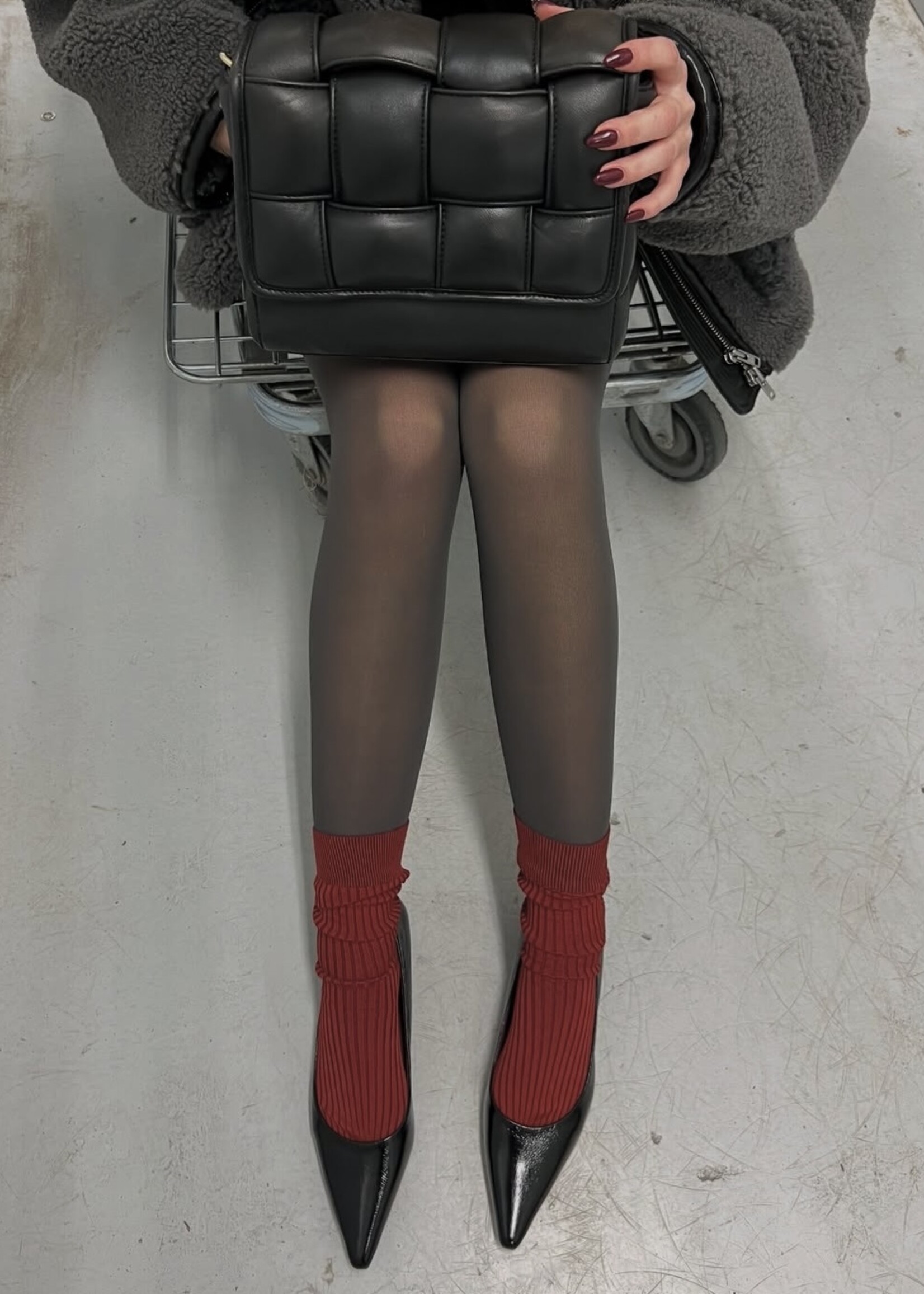 Mrs. Hosiery Mrs. Silky Fine Burgundy