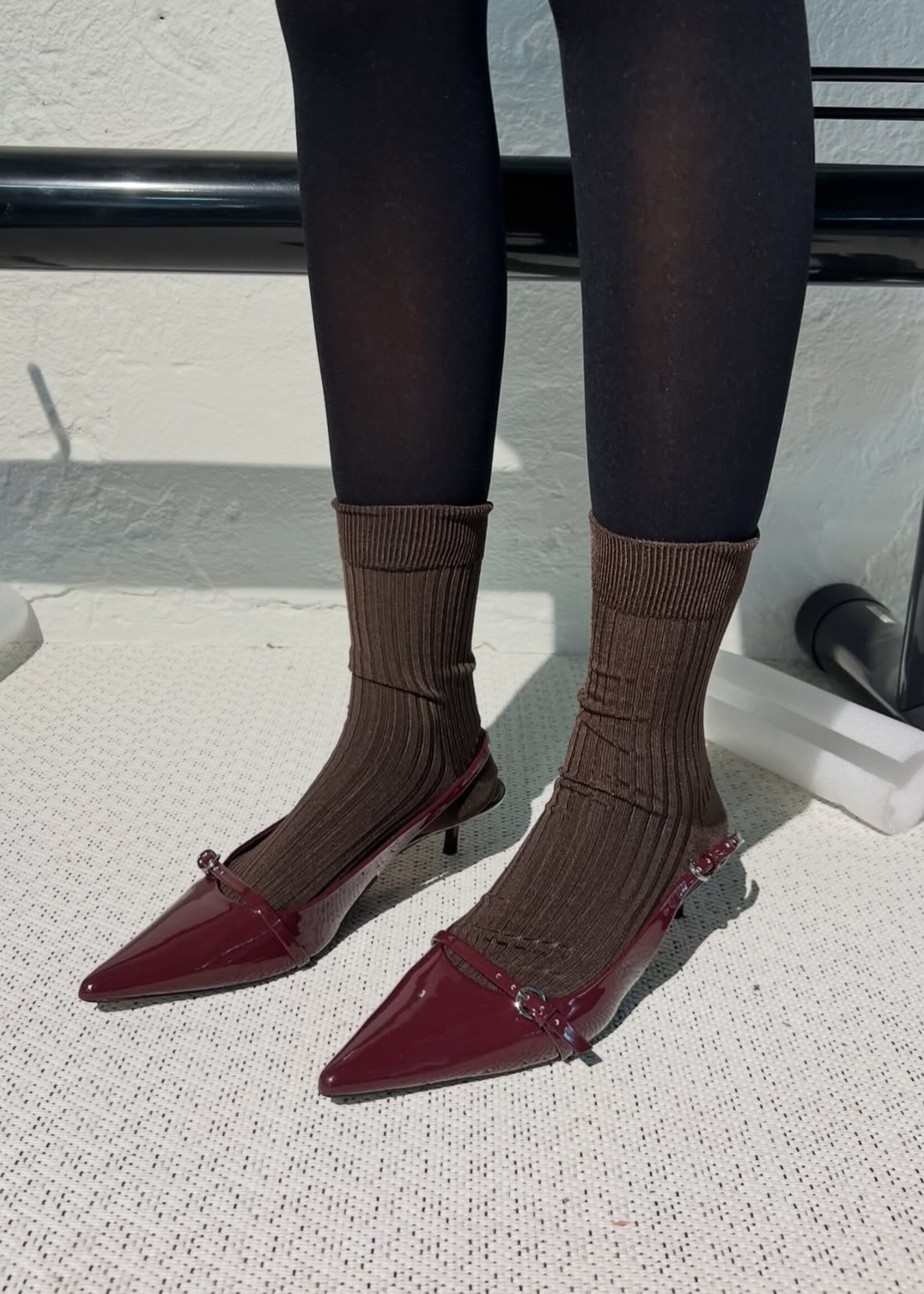 Mrs. Hosiery Mrs. Silky Fine Chocolate