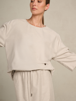 Gigi Blouse Suiting Blend Clay