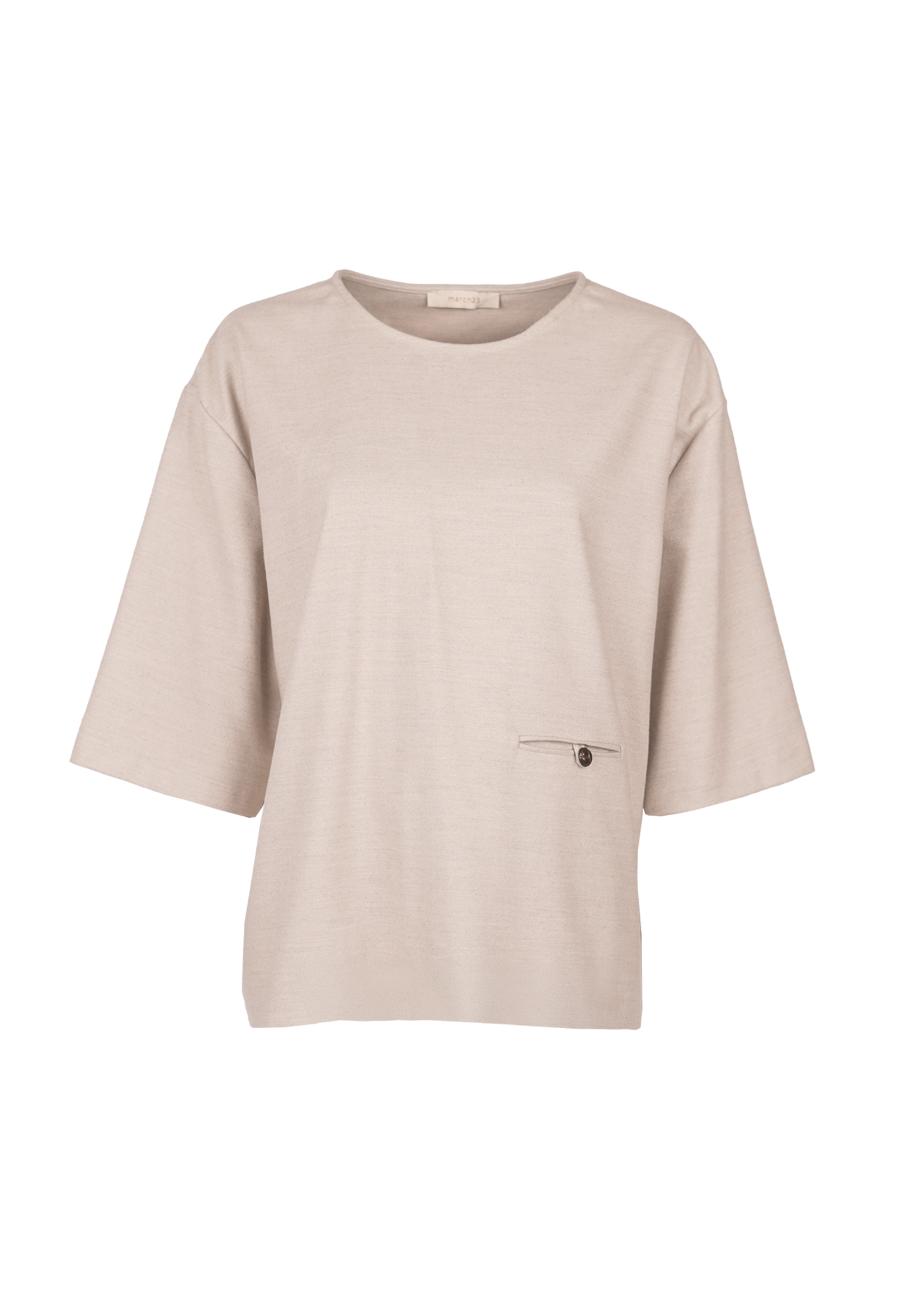 Gigi Blouse Suiting Blend Clay