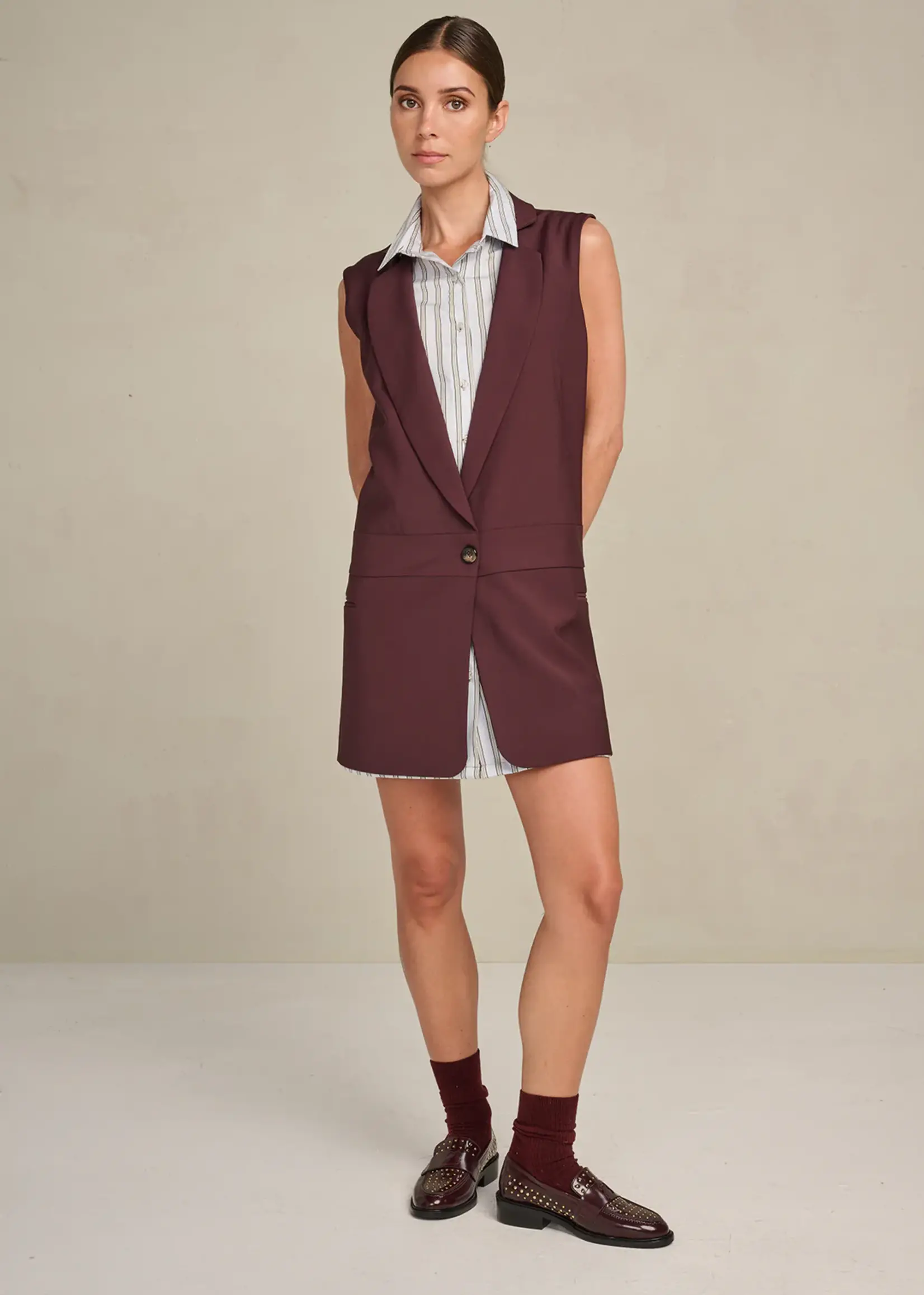 Mita Dress Coolwool Barolo