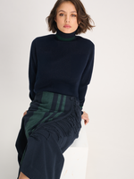 Skirt Rule N°44 Ruffle Stripe Sapphire/Forest