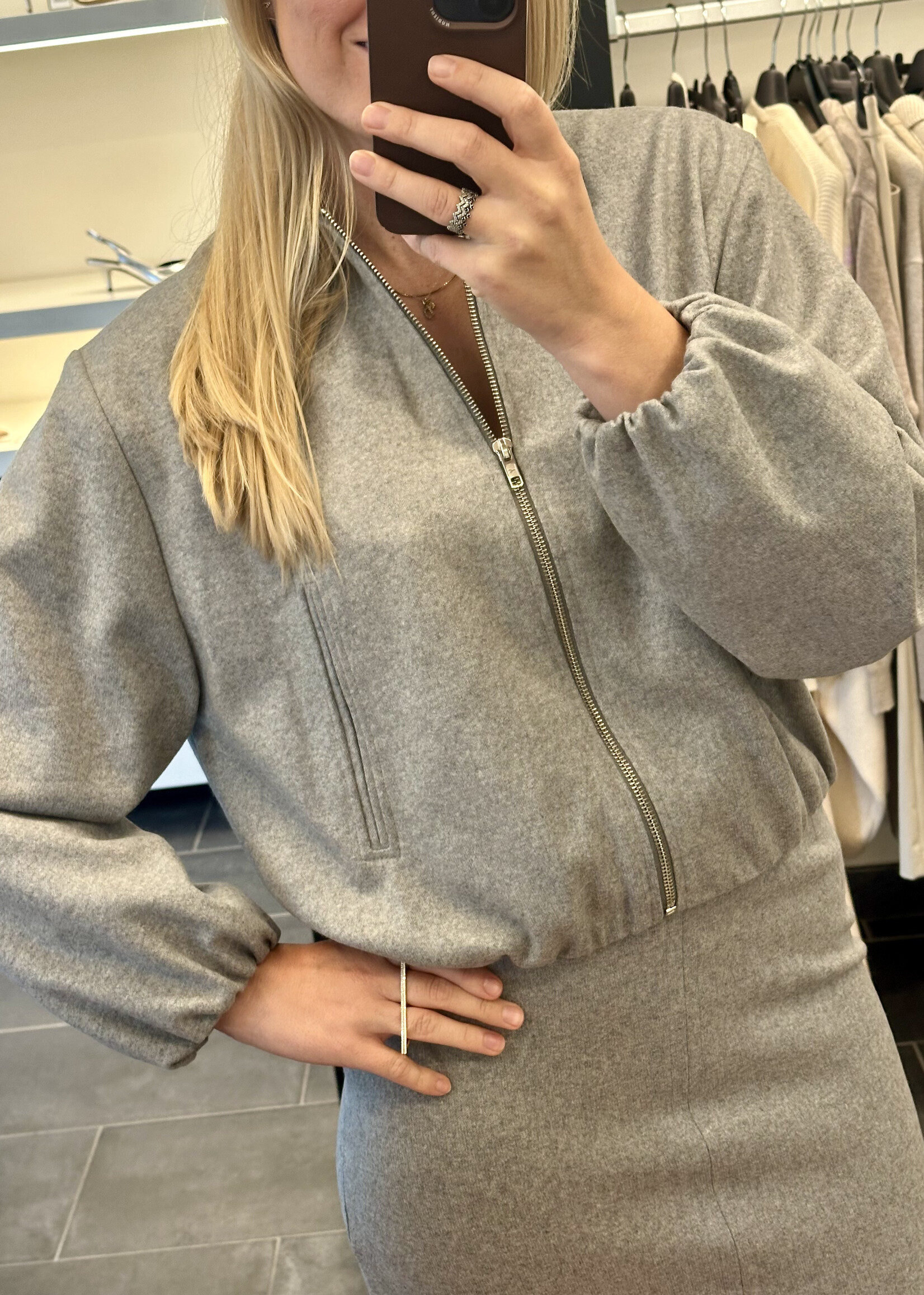 Vest Rodia Soft Wool Grey Melange