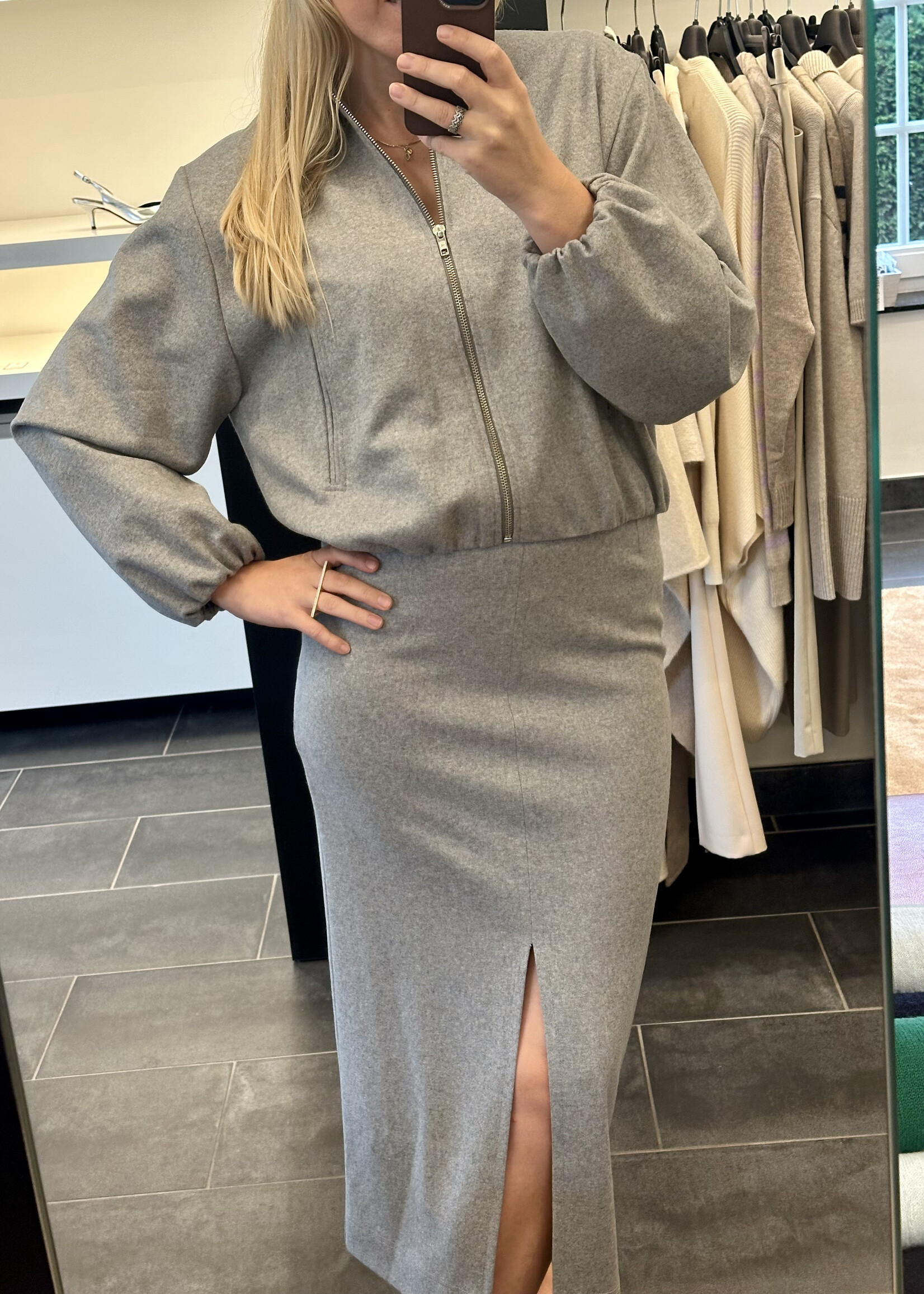 Vest Rodia Soft Wool Grey Melange