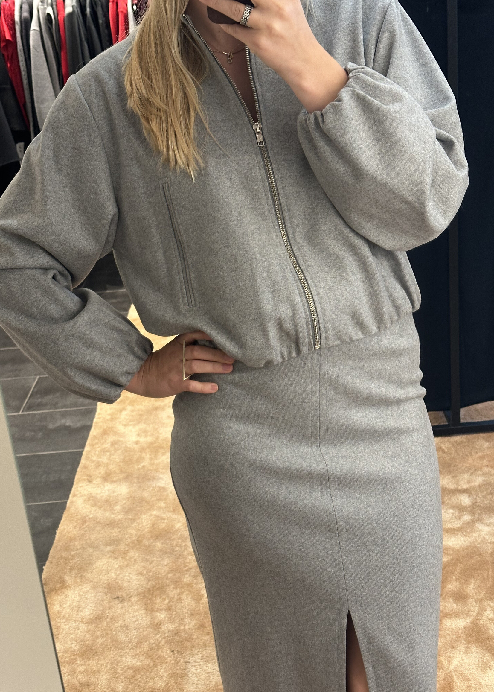 Vest Rodia Soft Wool Grey Melange