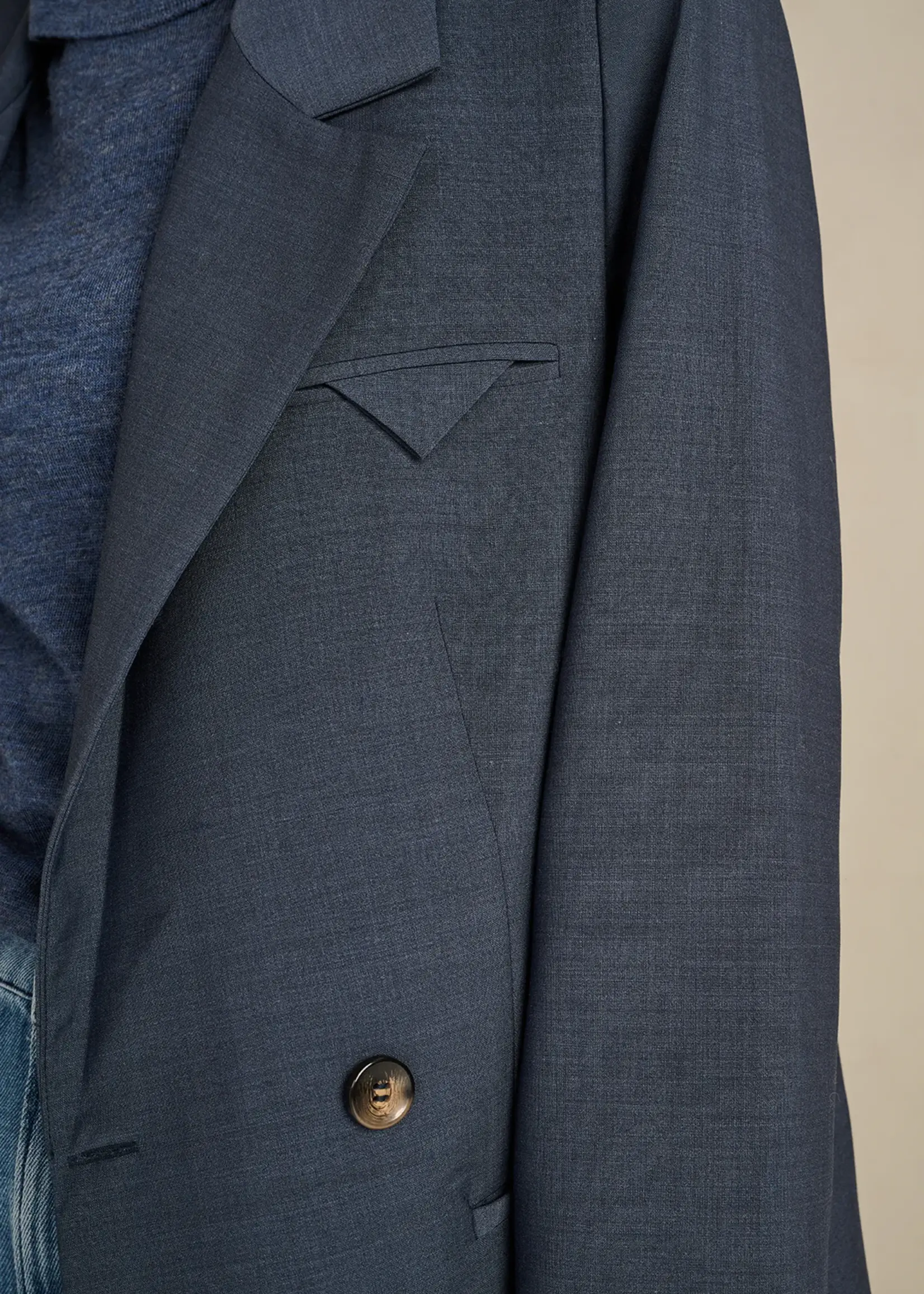Rachele Blazer Coolwool Cloudy Blue