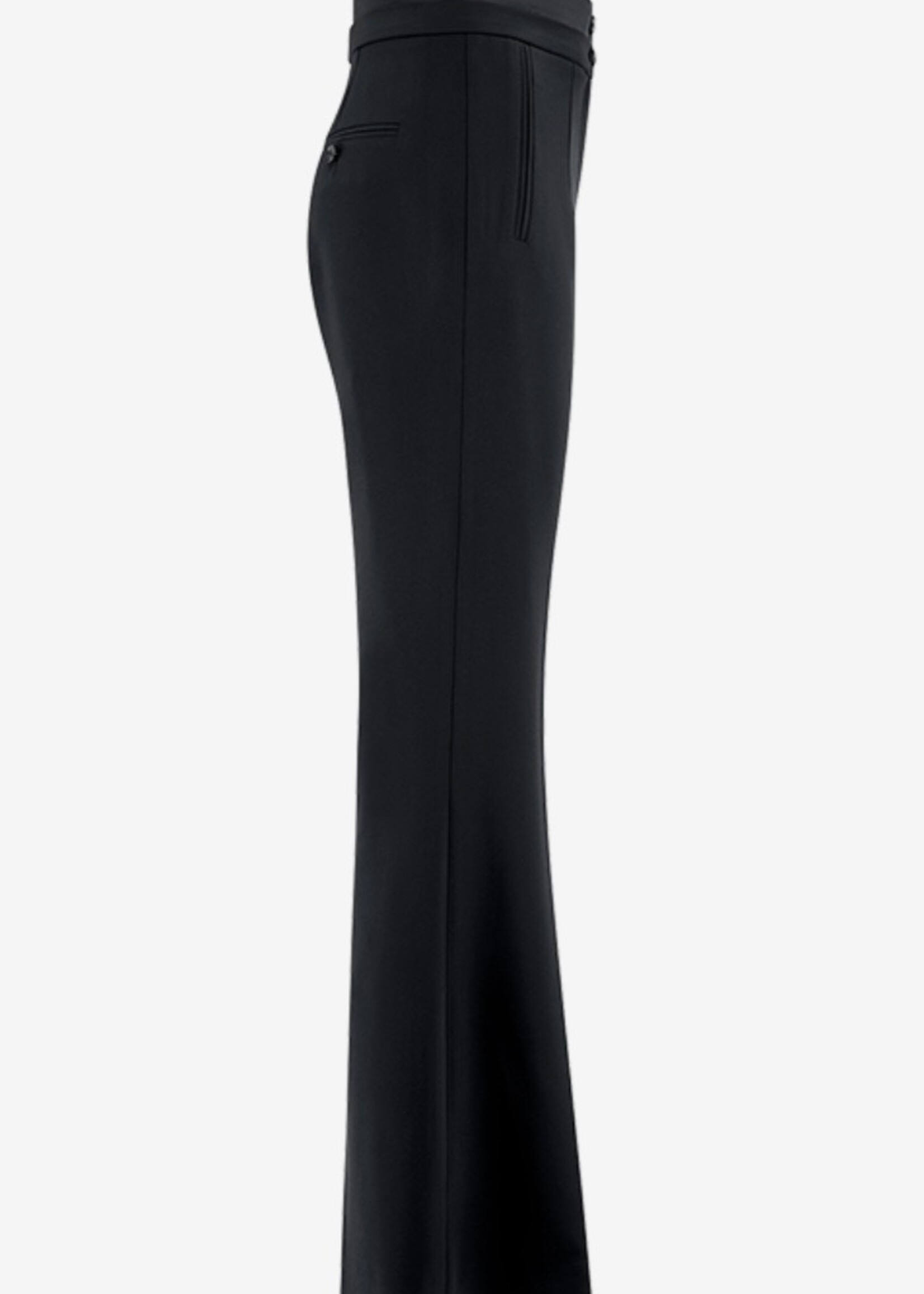 Zwarte broek slim fit bootcut