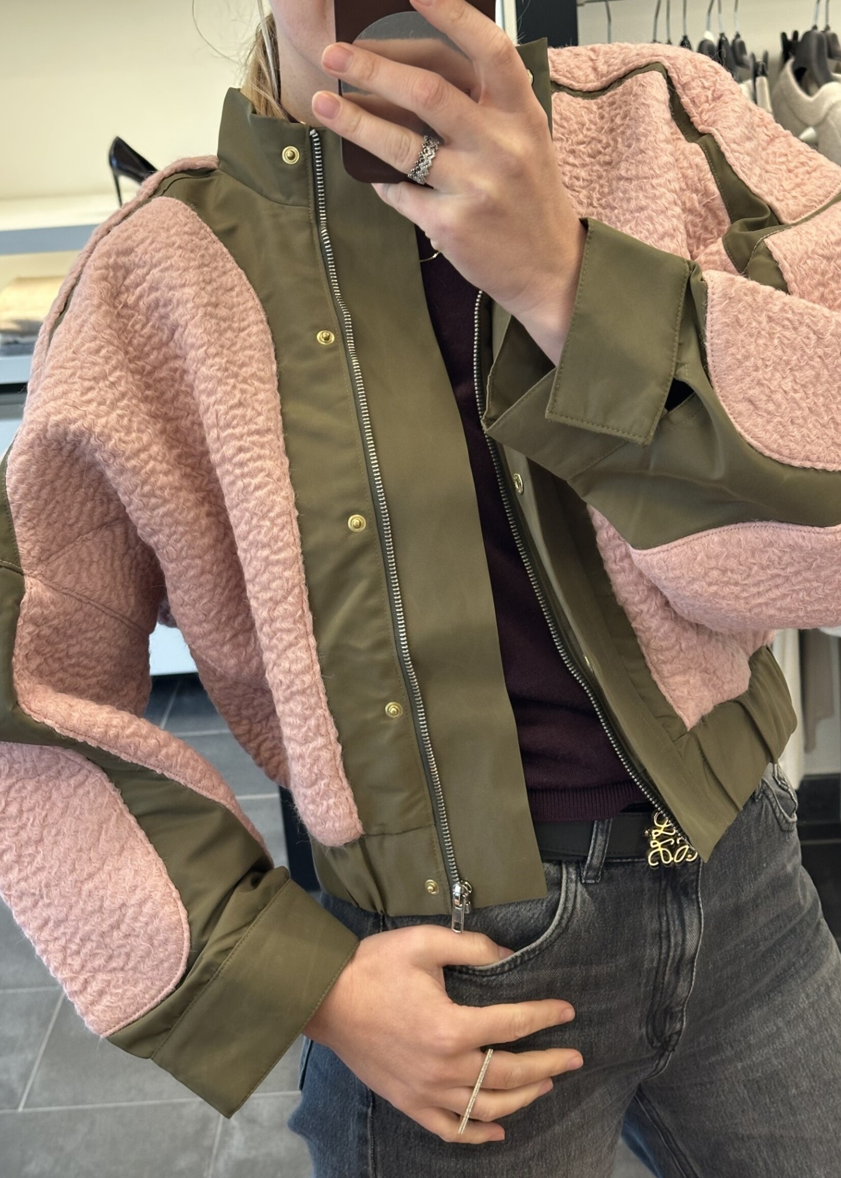 Atelier Amandine Liv Bomber Khaki