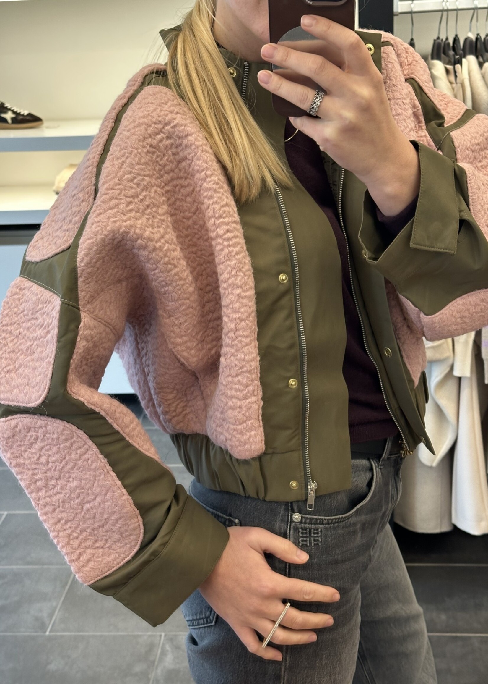 Atelier Amandine Liv Bomber Khaki