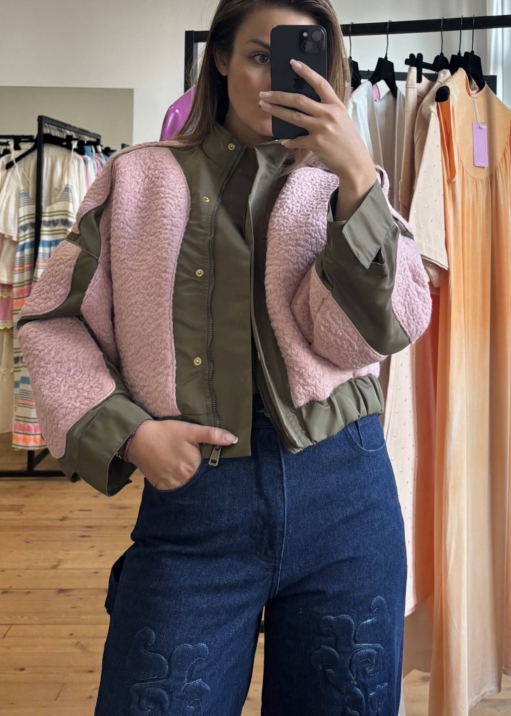 Atelier Amandine Liv Bomber Khaki