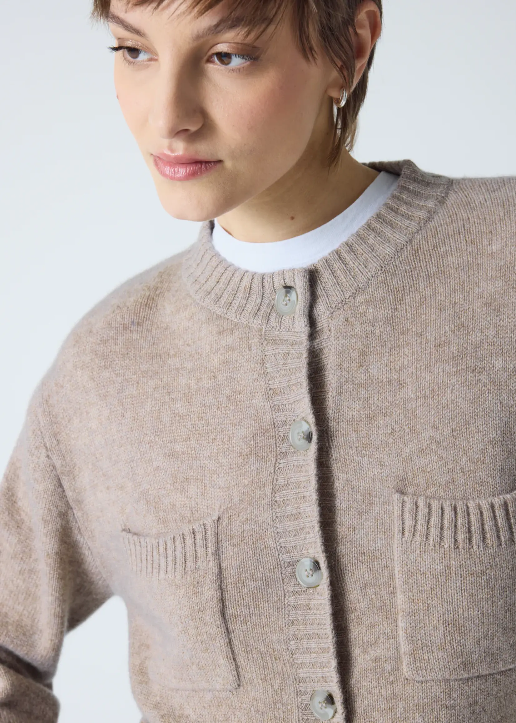 Rita Chestnut Cardigan