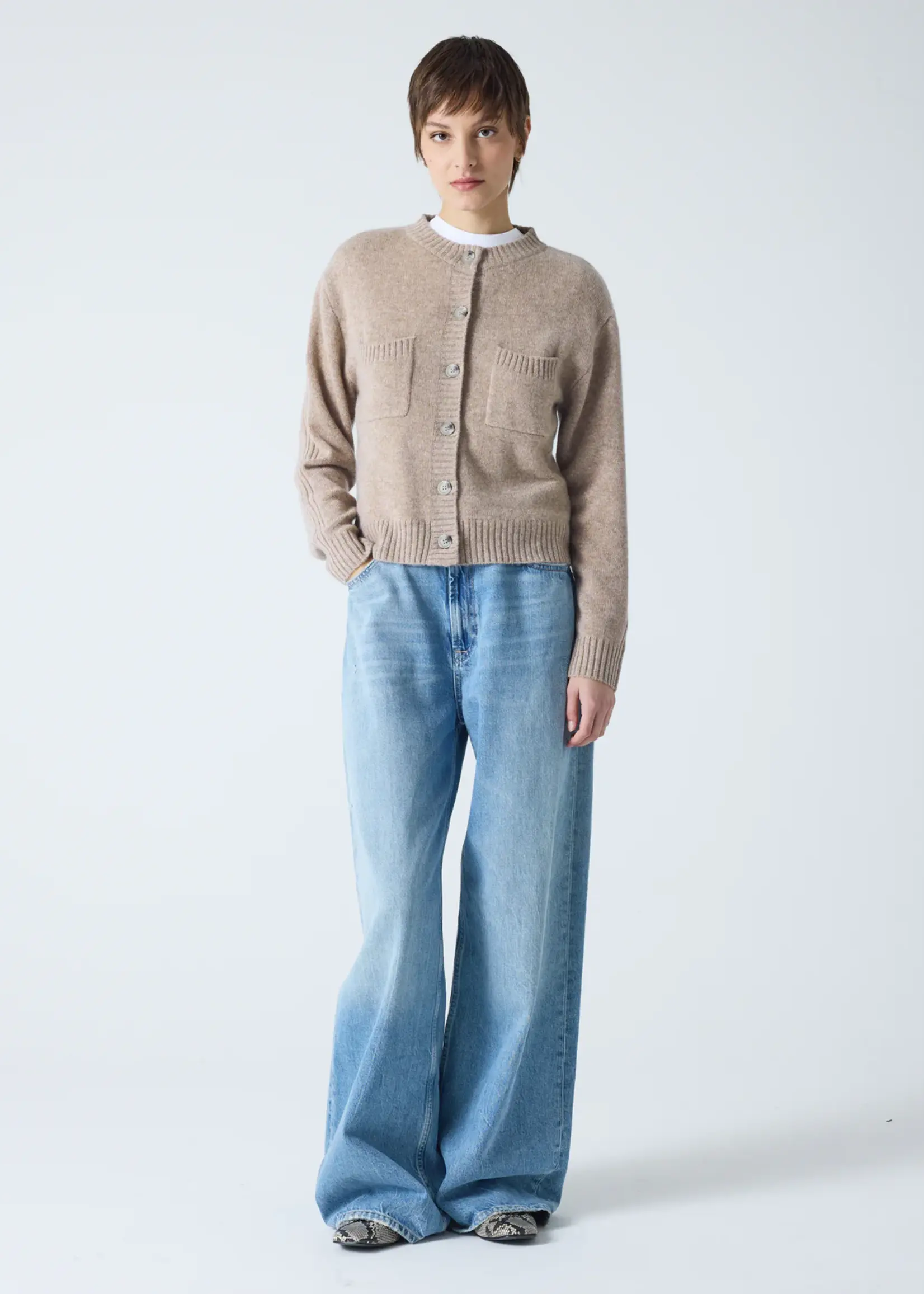 Rita Chestnut Cardigan