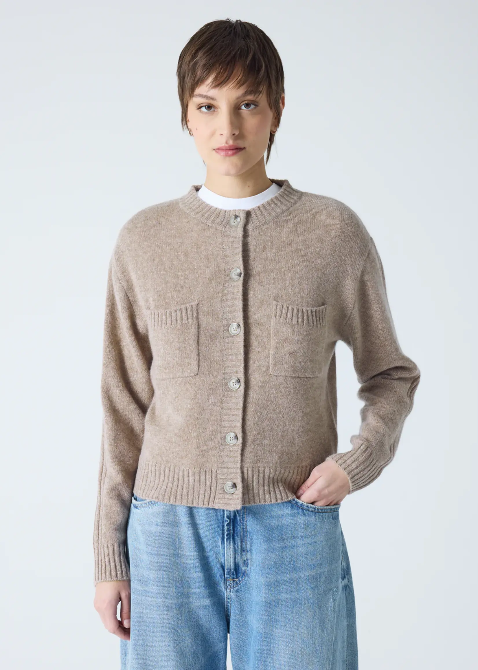 Rita Chestnut Cardigan