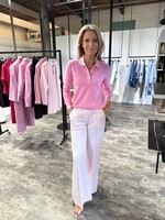 Polo pull met dubbele kraag