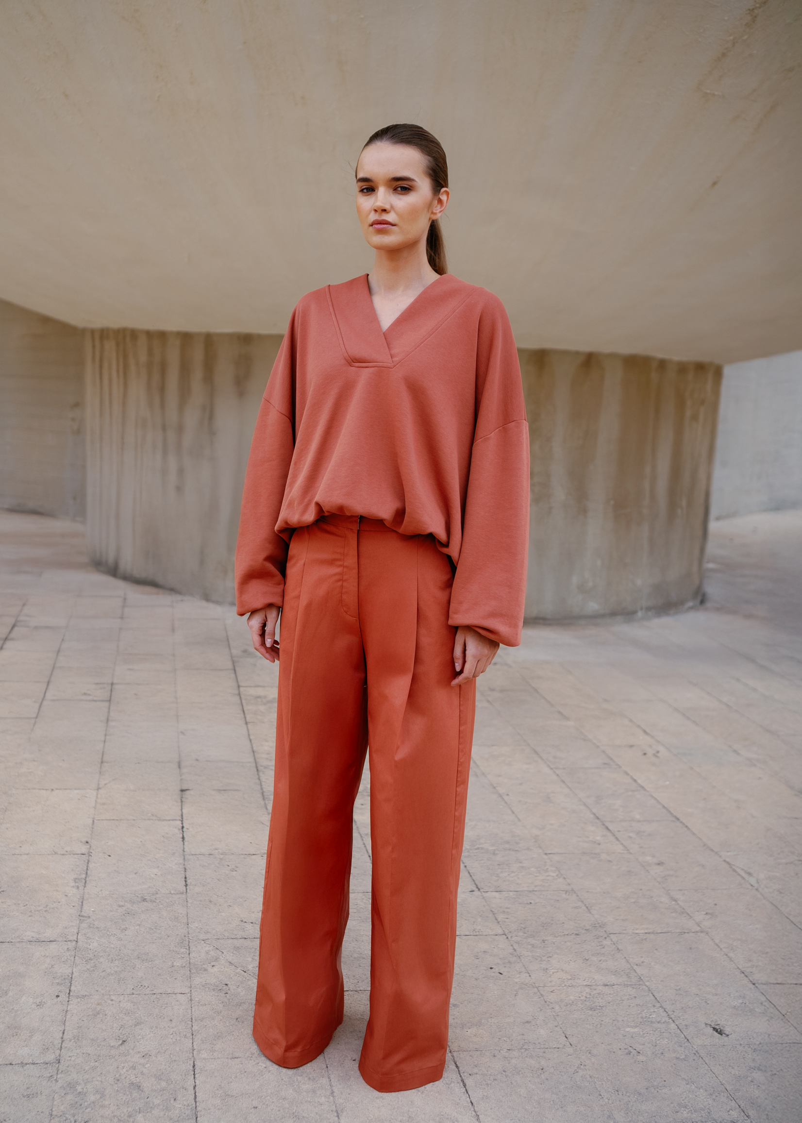 Edith Trousers Terracotta