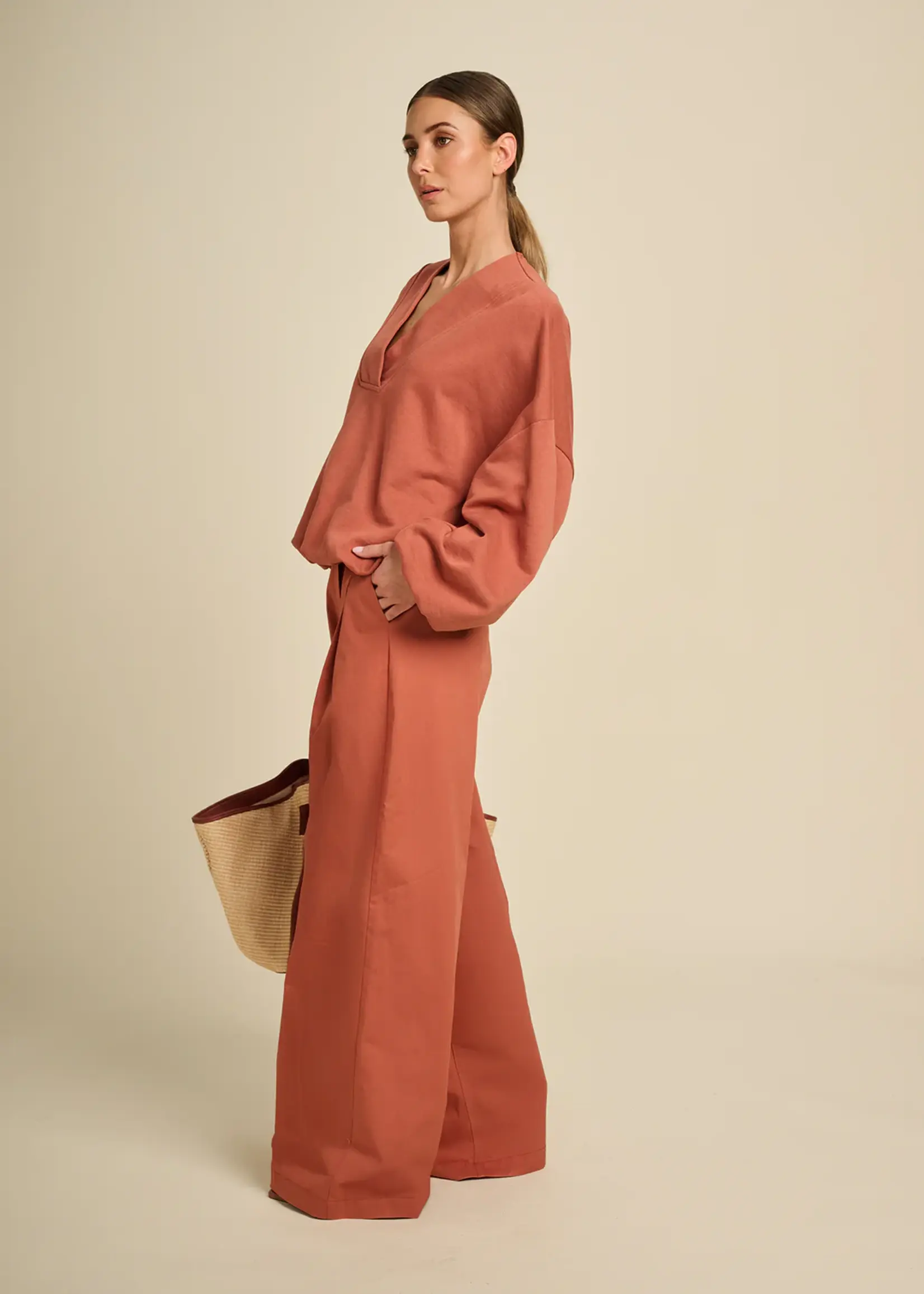 Edith Trousers Terracotta