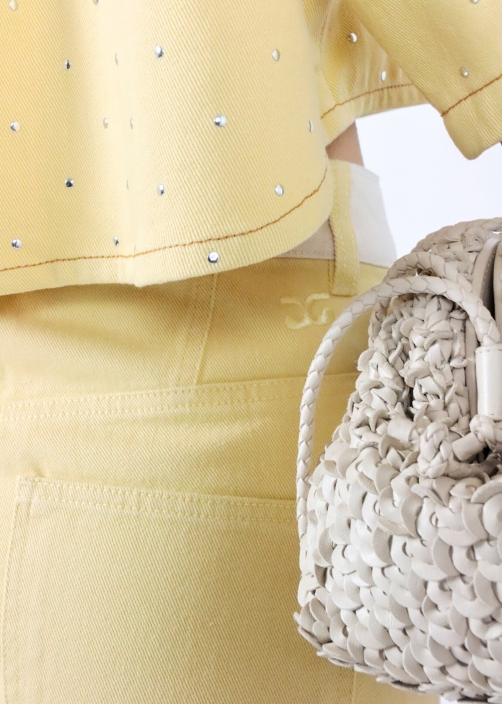 Eva Jeans Ecru/Yellow