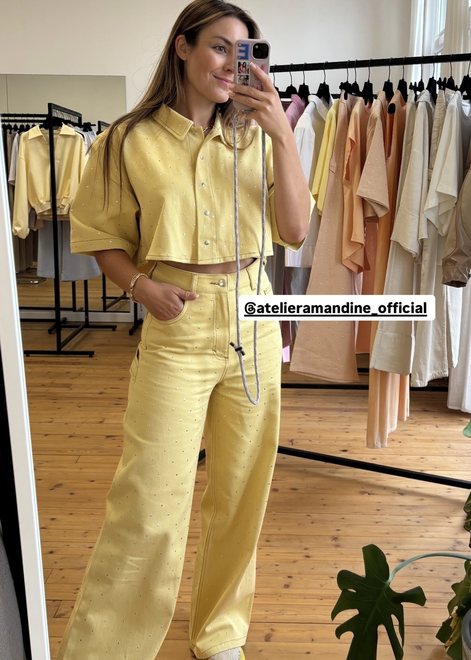 Atelier Amandine Mae Yellow Studs