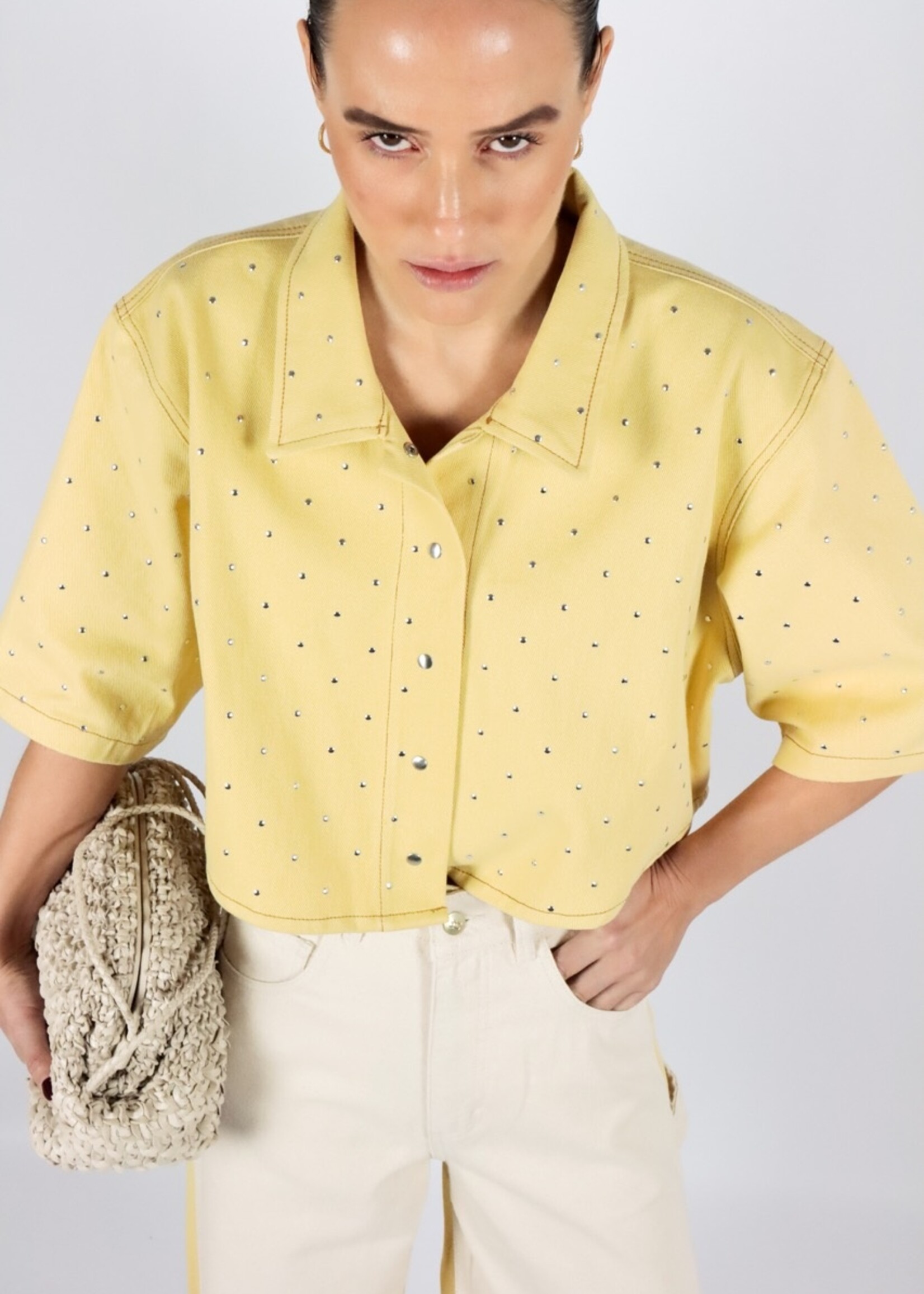 Atelier Amandine Mae Yellow Studs