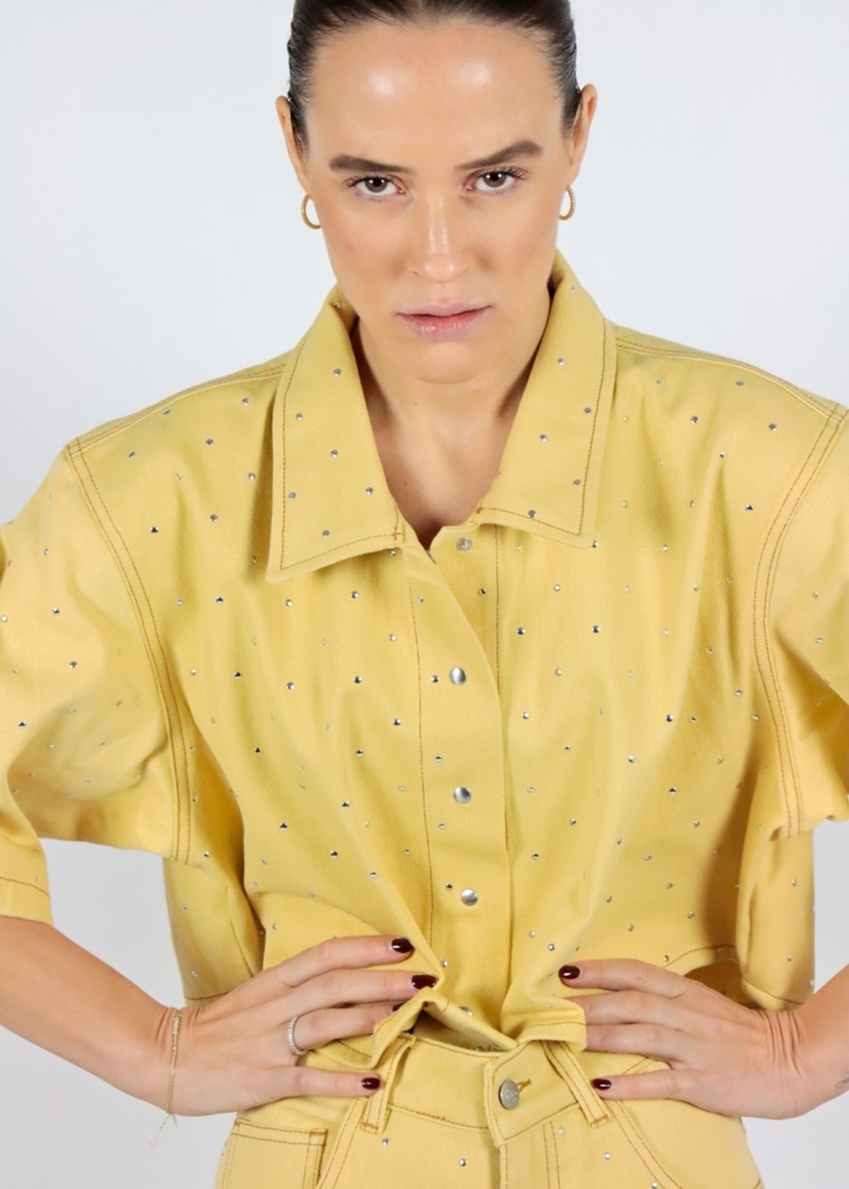 Atelier Amandine Mae Yellow Studs