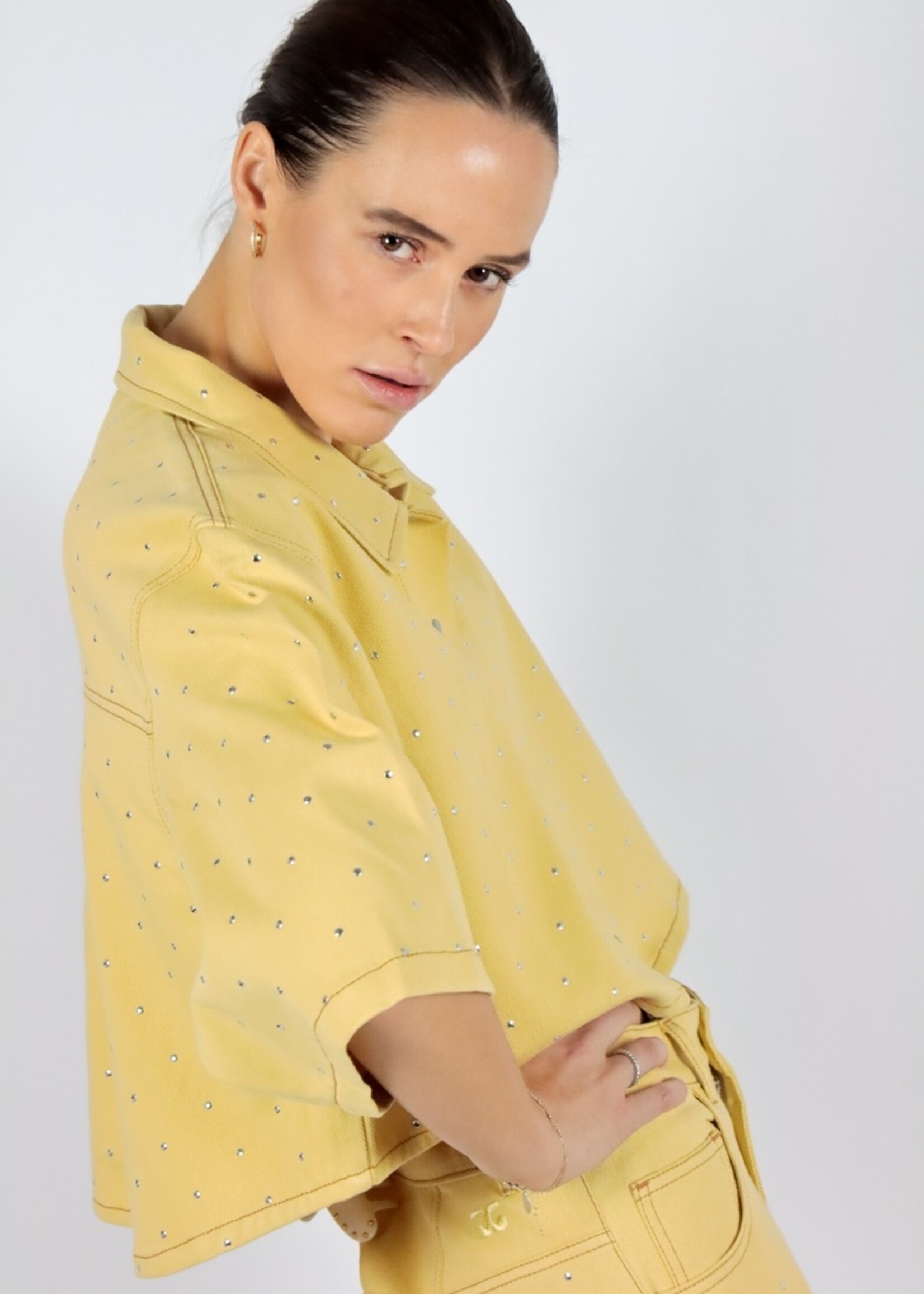 Atelier Amandine Mae Yellow Studs