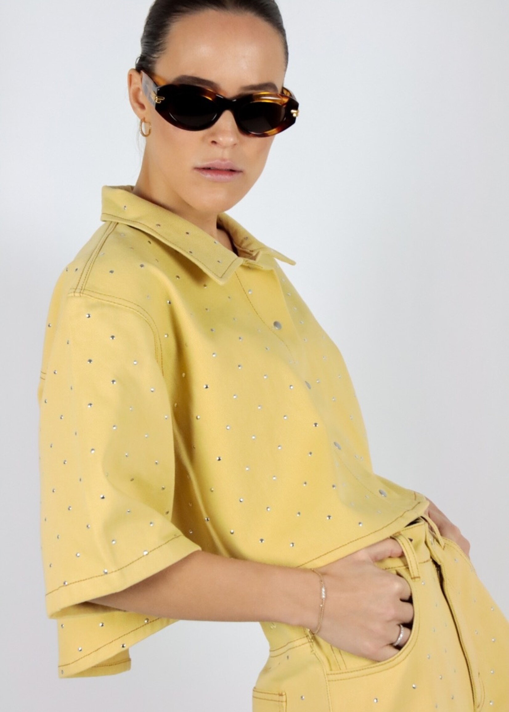 Atelier Amandine Mae Yellow Studs