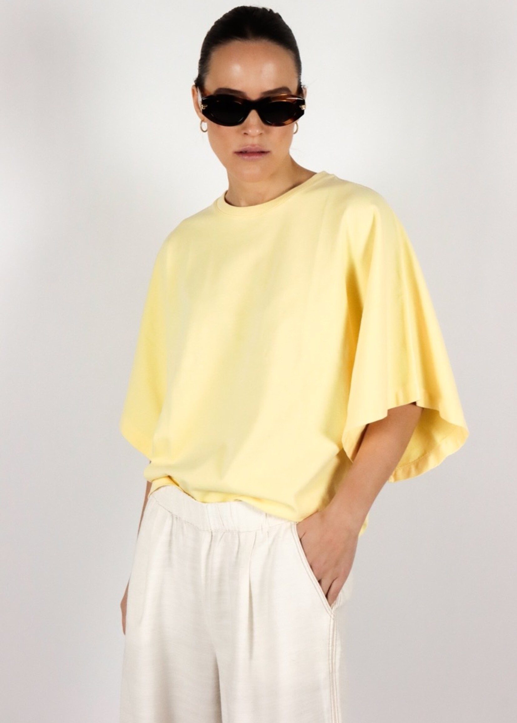 Atelier Amandine Coco T-Shirt Yellow