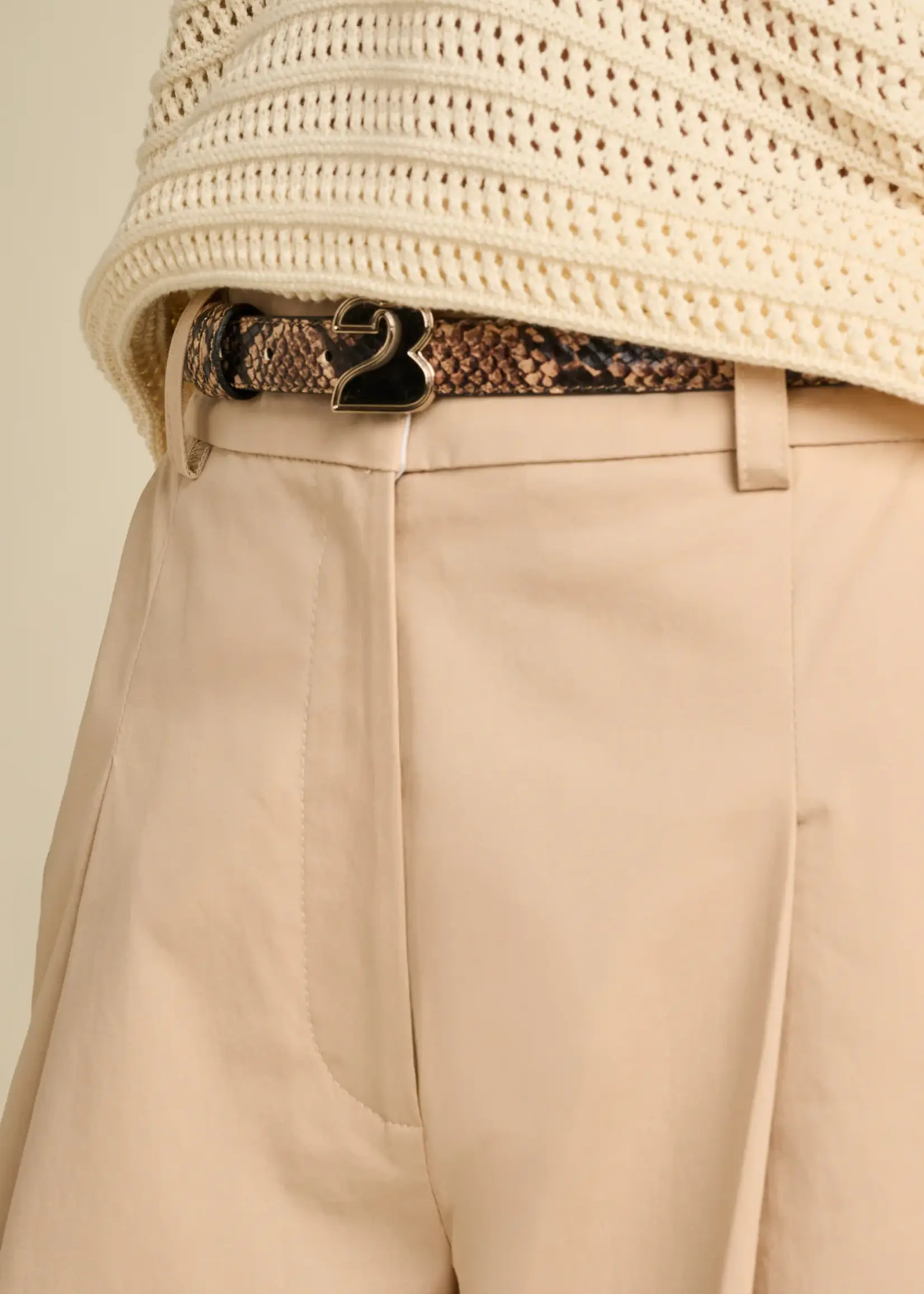 Ava Belt Powder Python