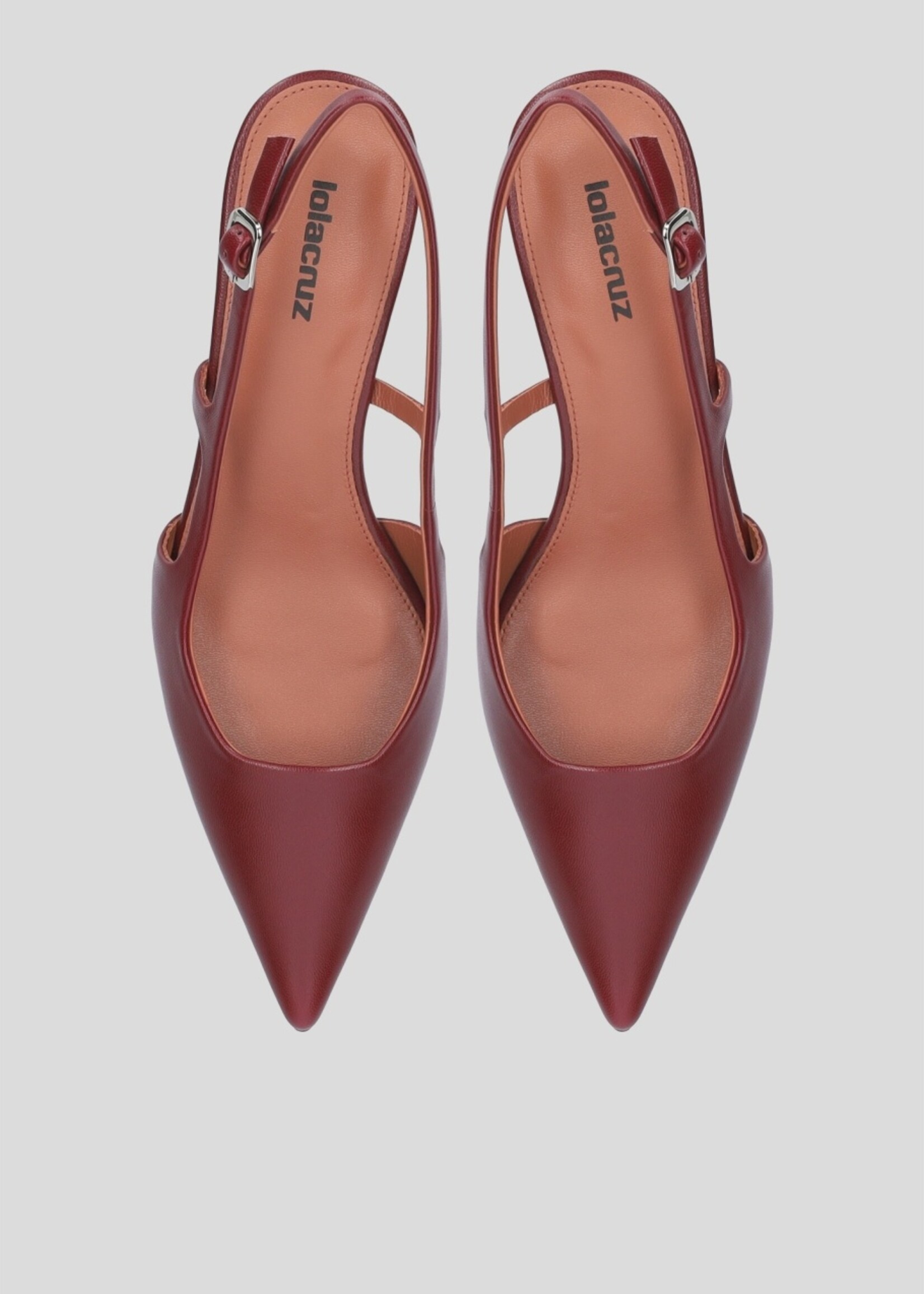 Burgundy slingback