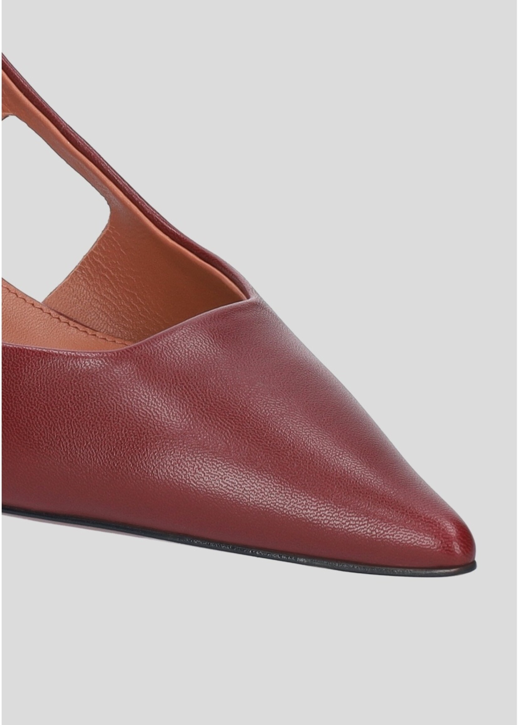 Burgundy slingback