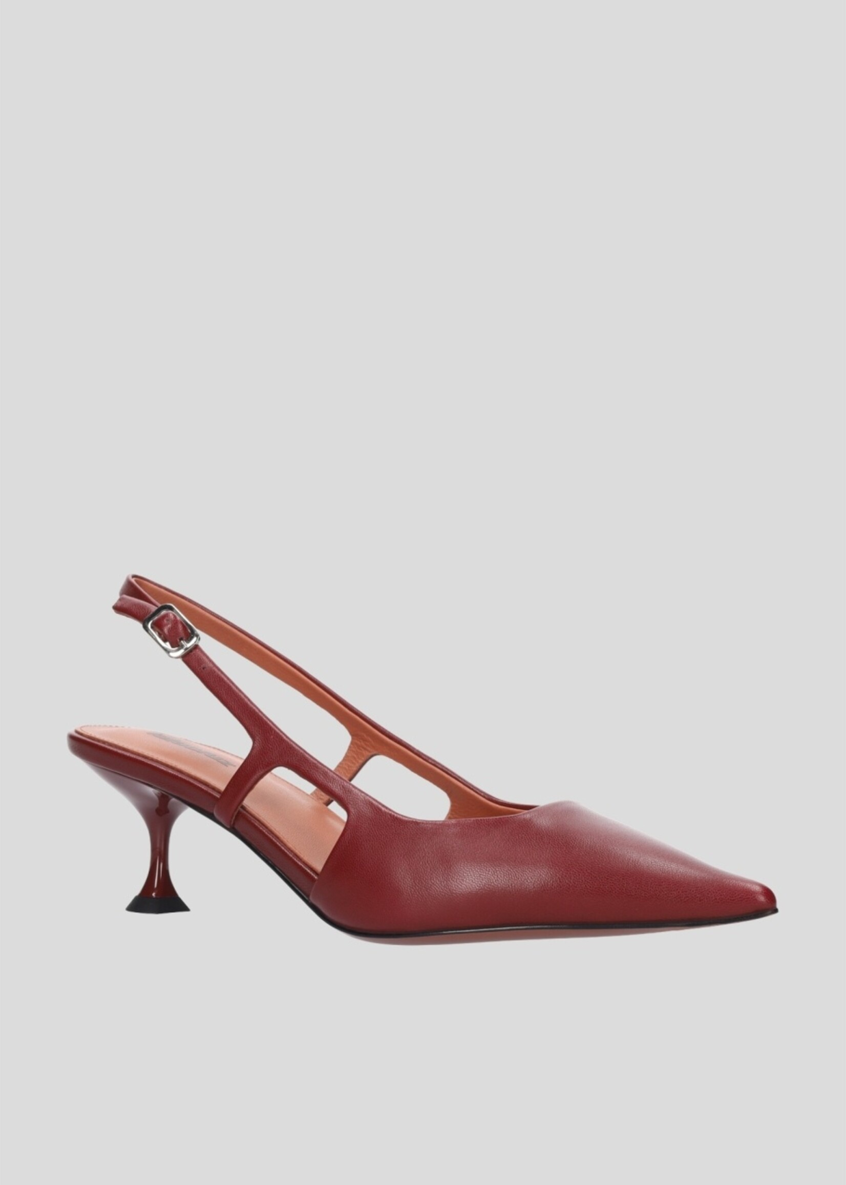 Burgundy slingback