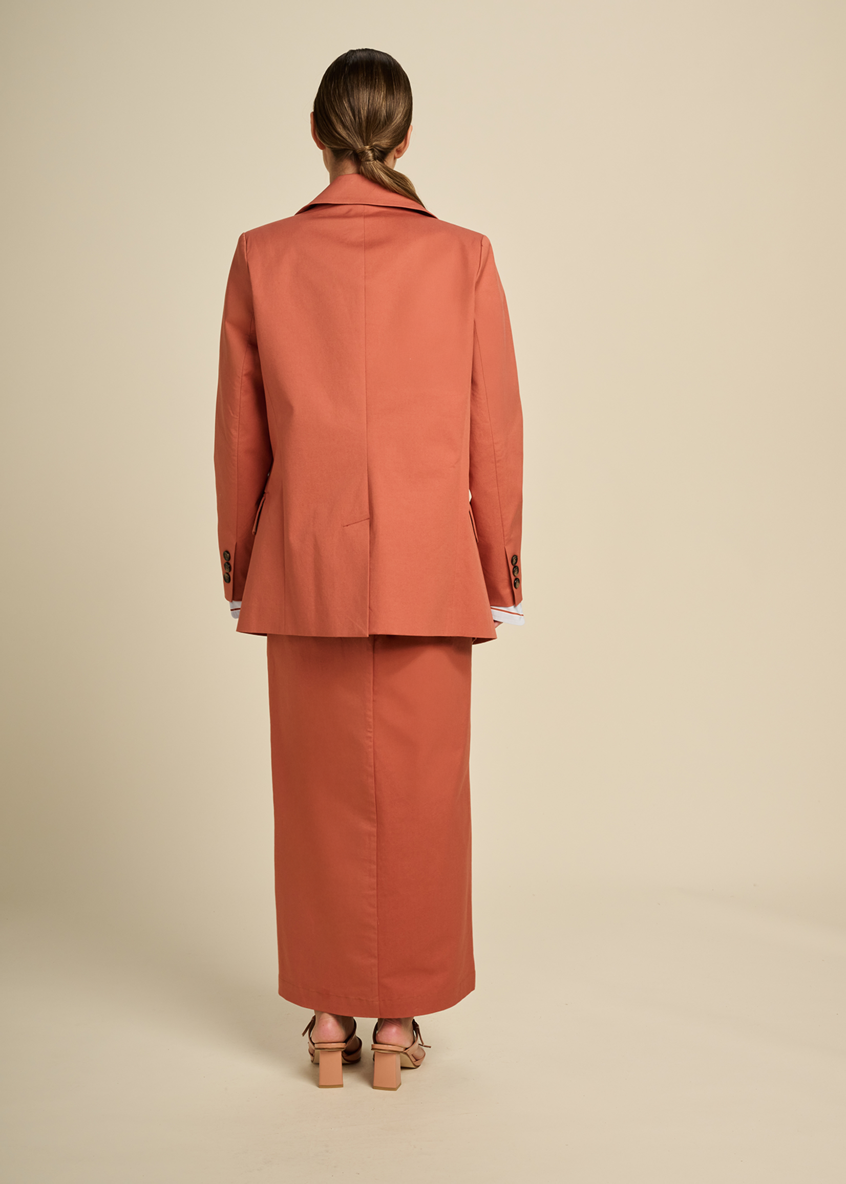 Blazer Vibe Tech Cotton Terracotta