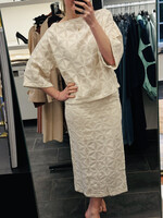 Minimal Skirt Echo Lace Ivory