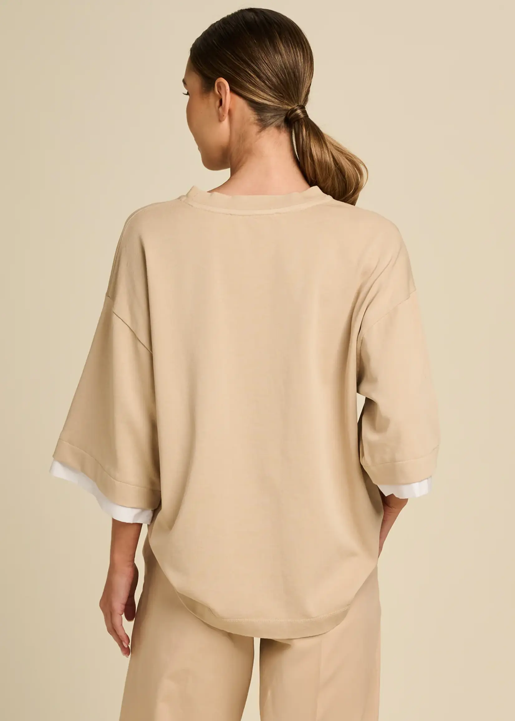 Travel T-Shirt Jersey Beige