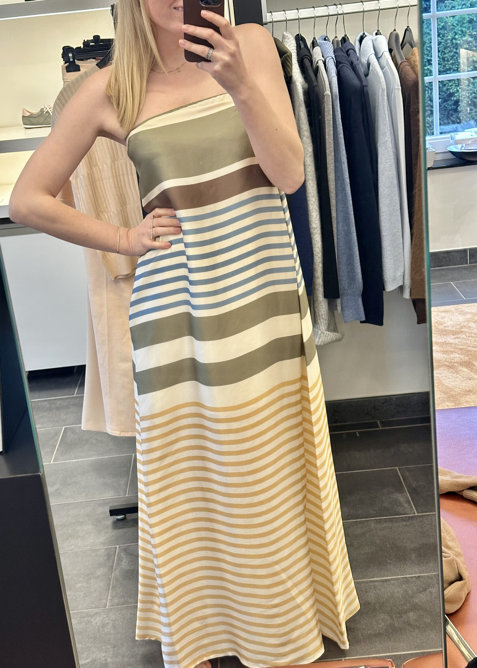 Dress Rule N°76 Boho Stripes Jungle Green/Denim