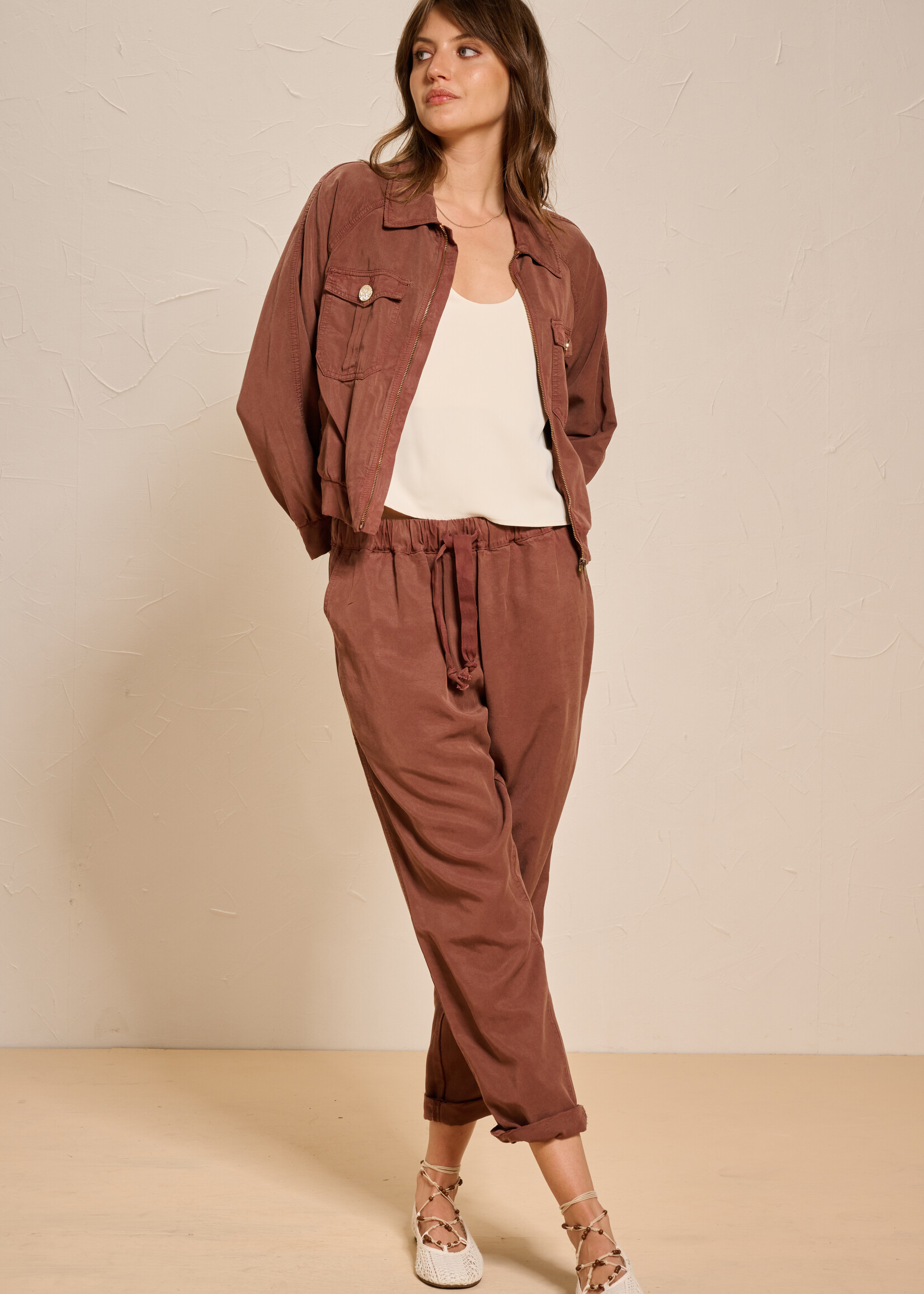 Dalt Villa Pants Cappuccino