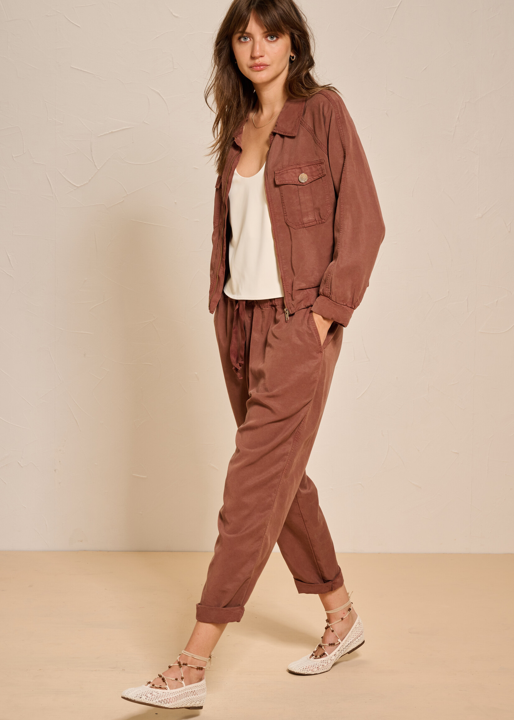 Dalt Villa Pants Cappuccino