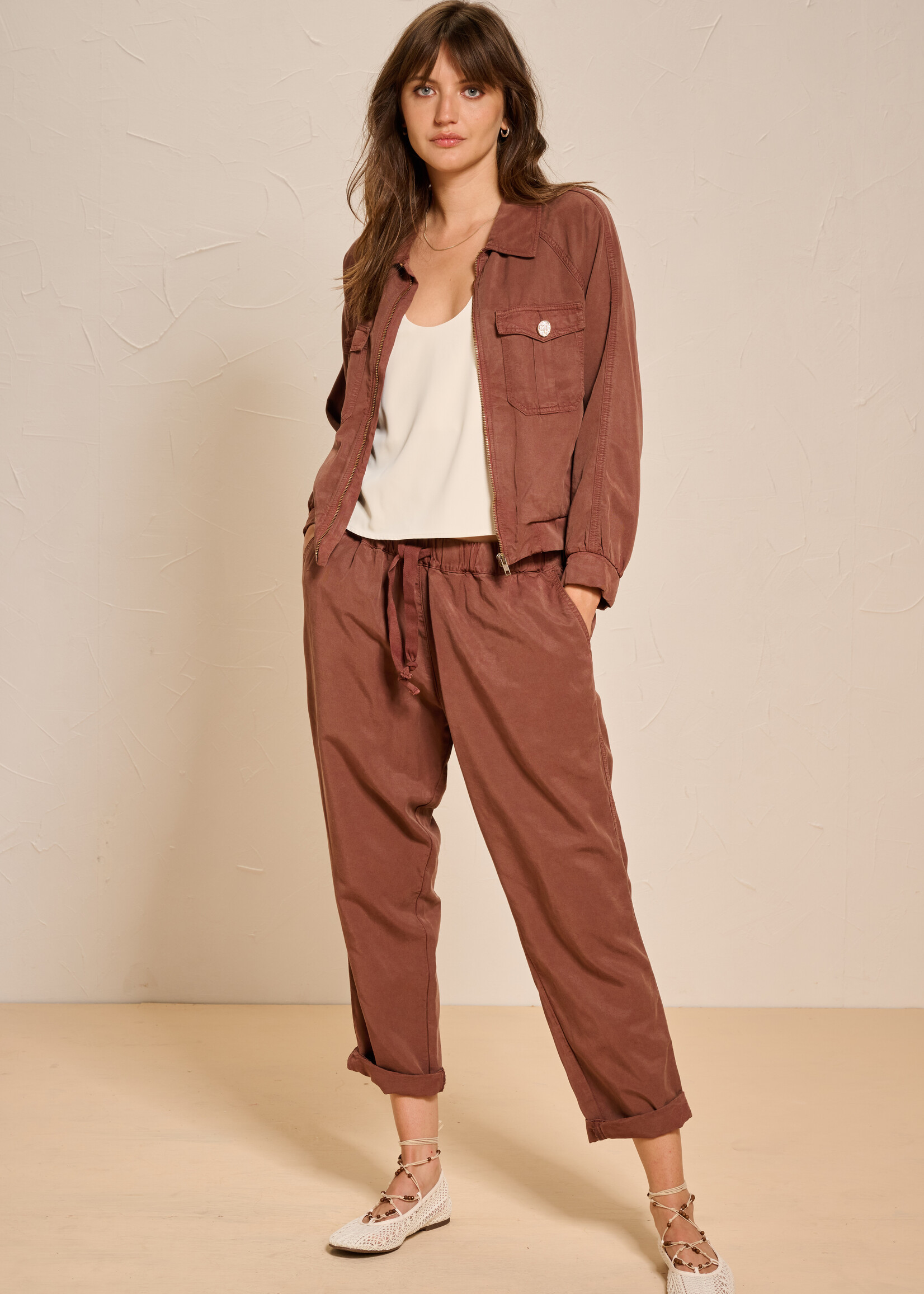 Dalt Villa Pants Cappuccino