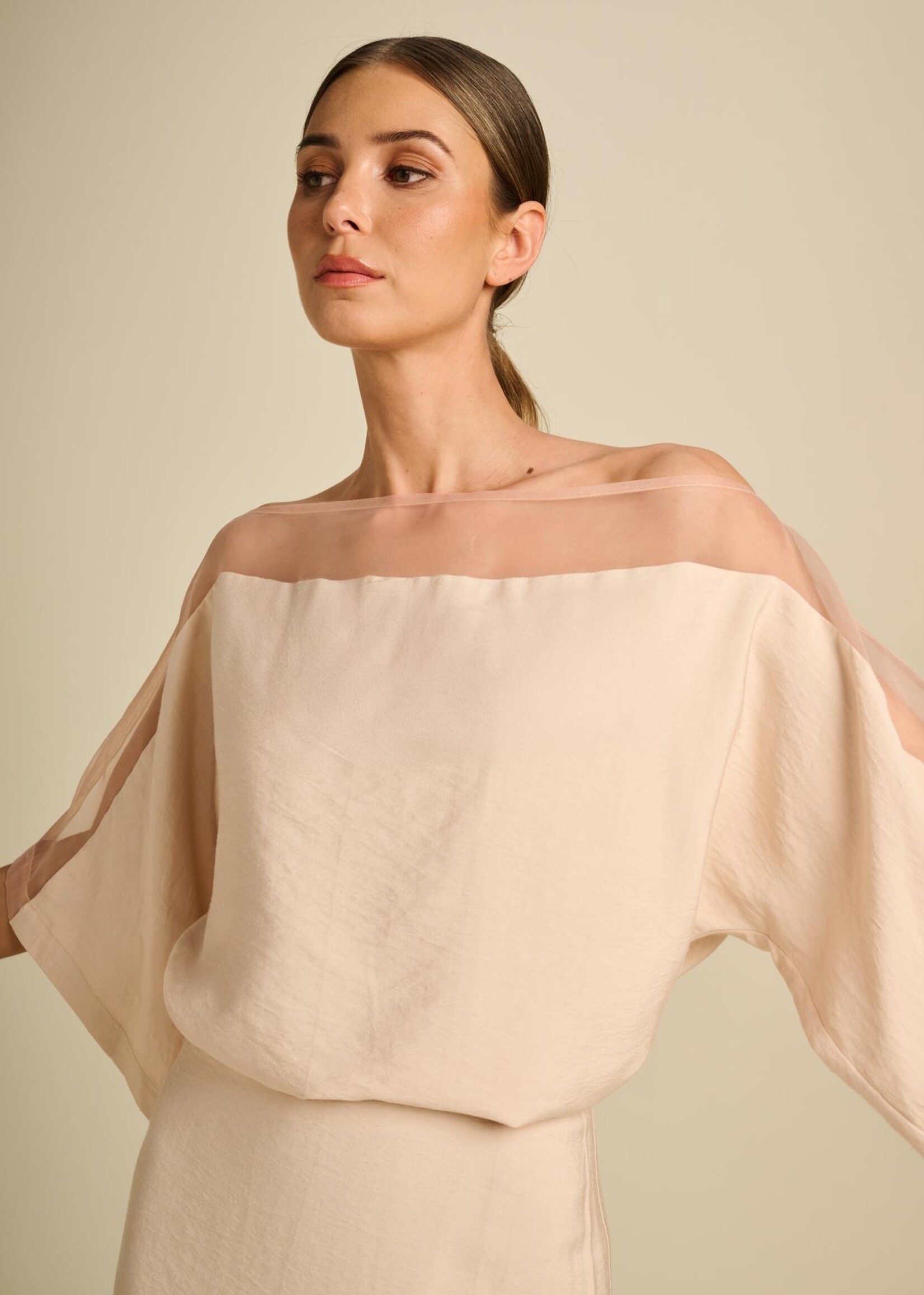 Blouse Opus Organza Mix Powder