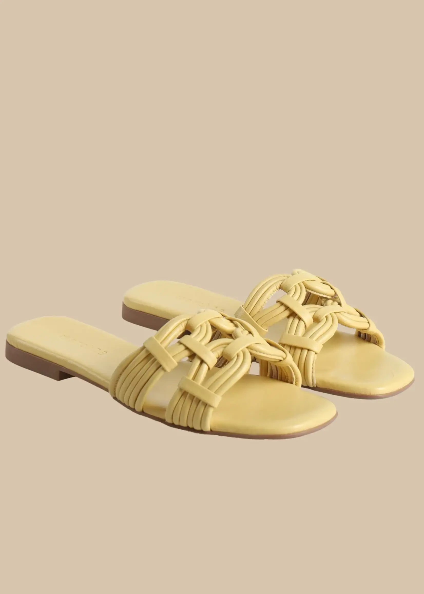 Palermo Slipper Leather Honey