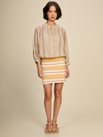 Skirt Rule N°67 Linen Stripes Sunrise